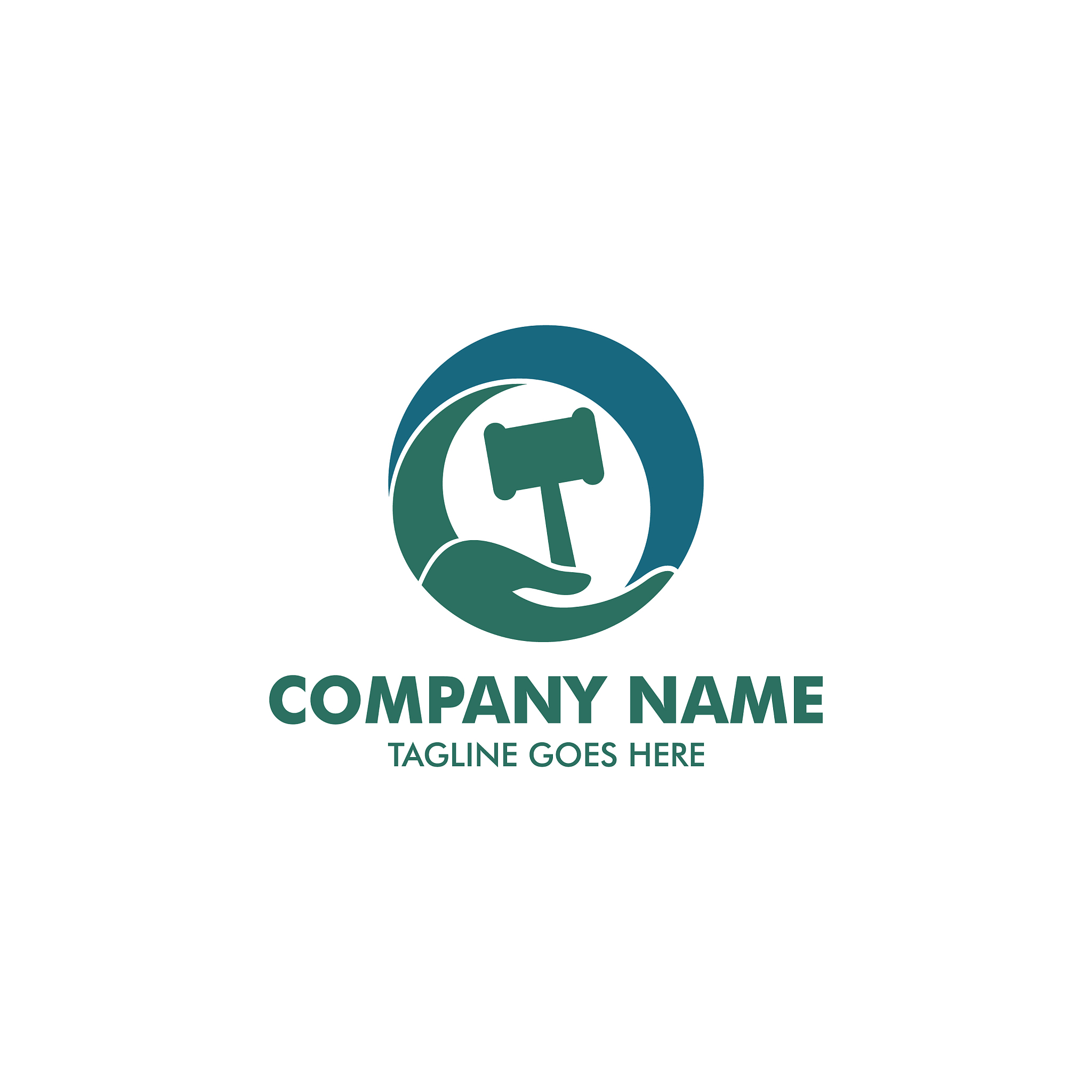 unique attorney and law logo template