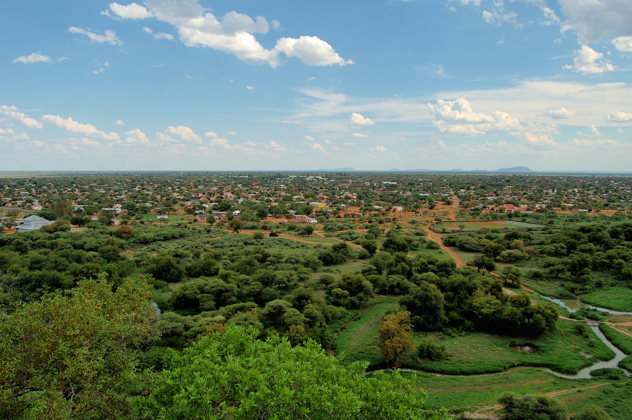 village in botswana, close to gaborone