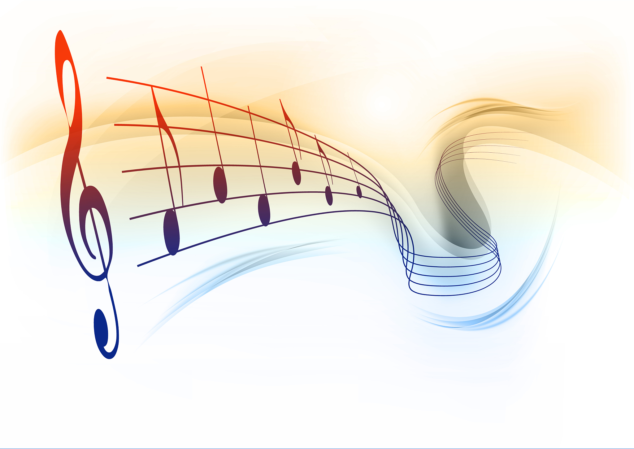 music note background white