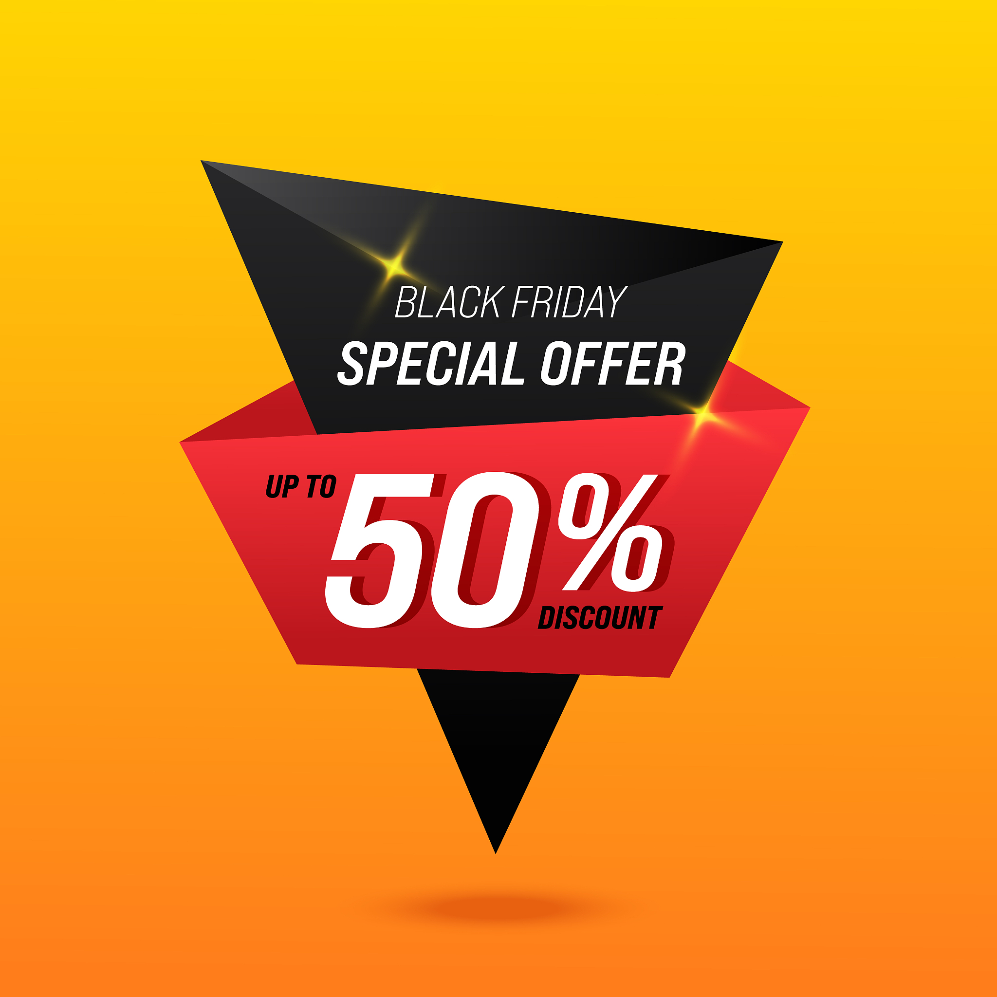 black friday sale promotion concept banner and special offer dis