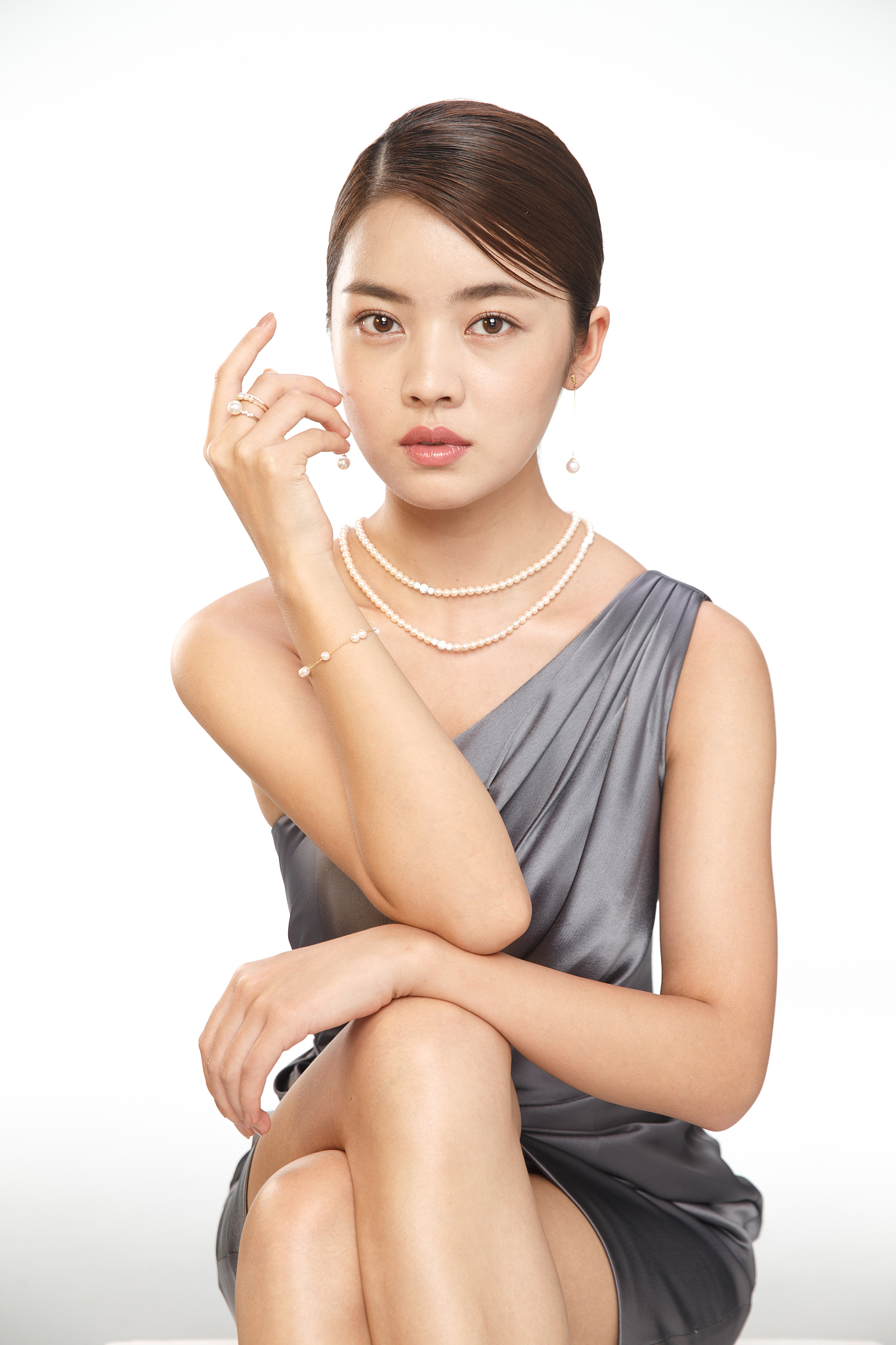 优雅女士肖像