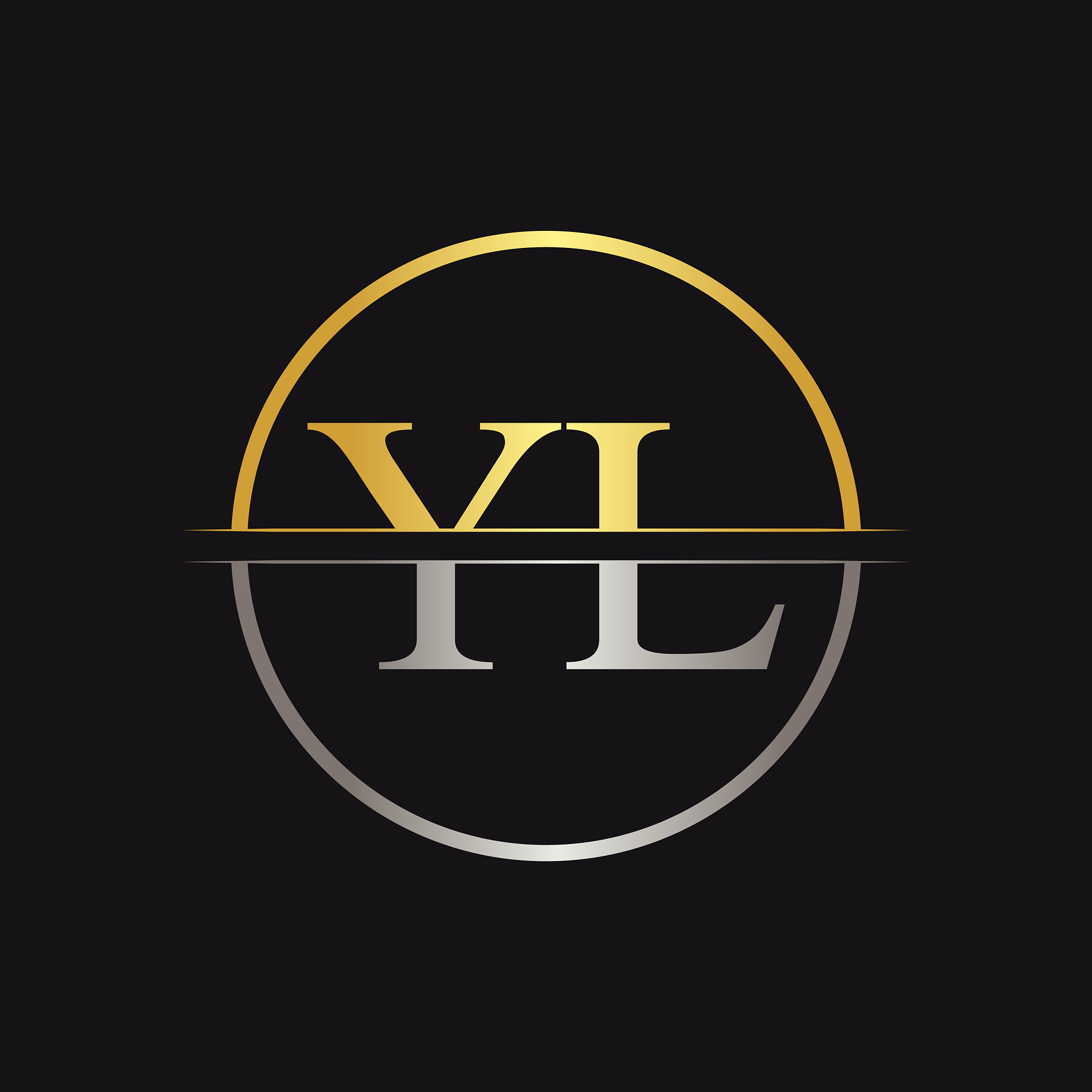 initial yl logo design template creative letter