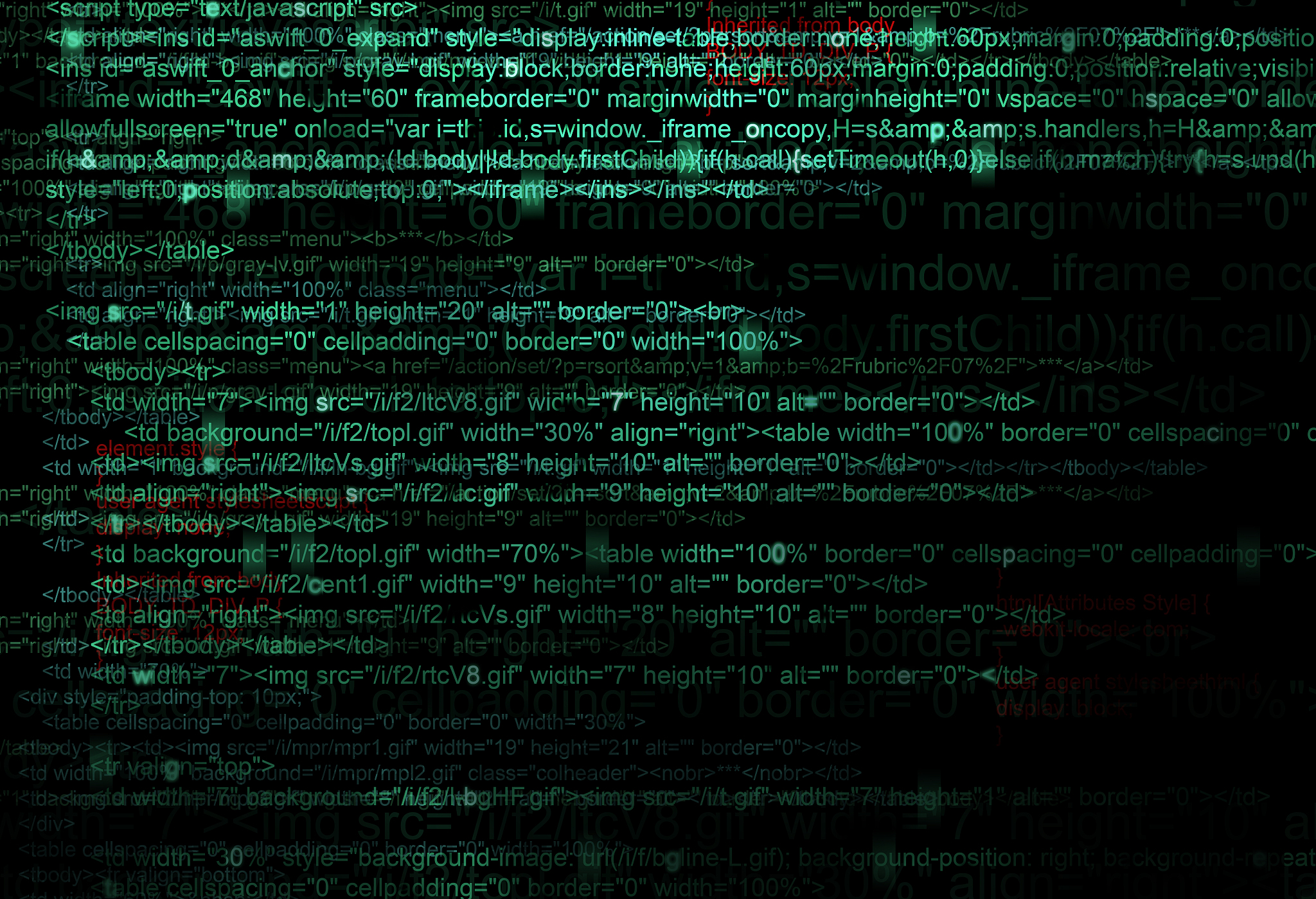 concept of web program code