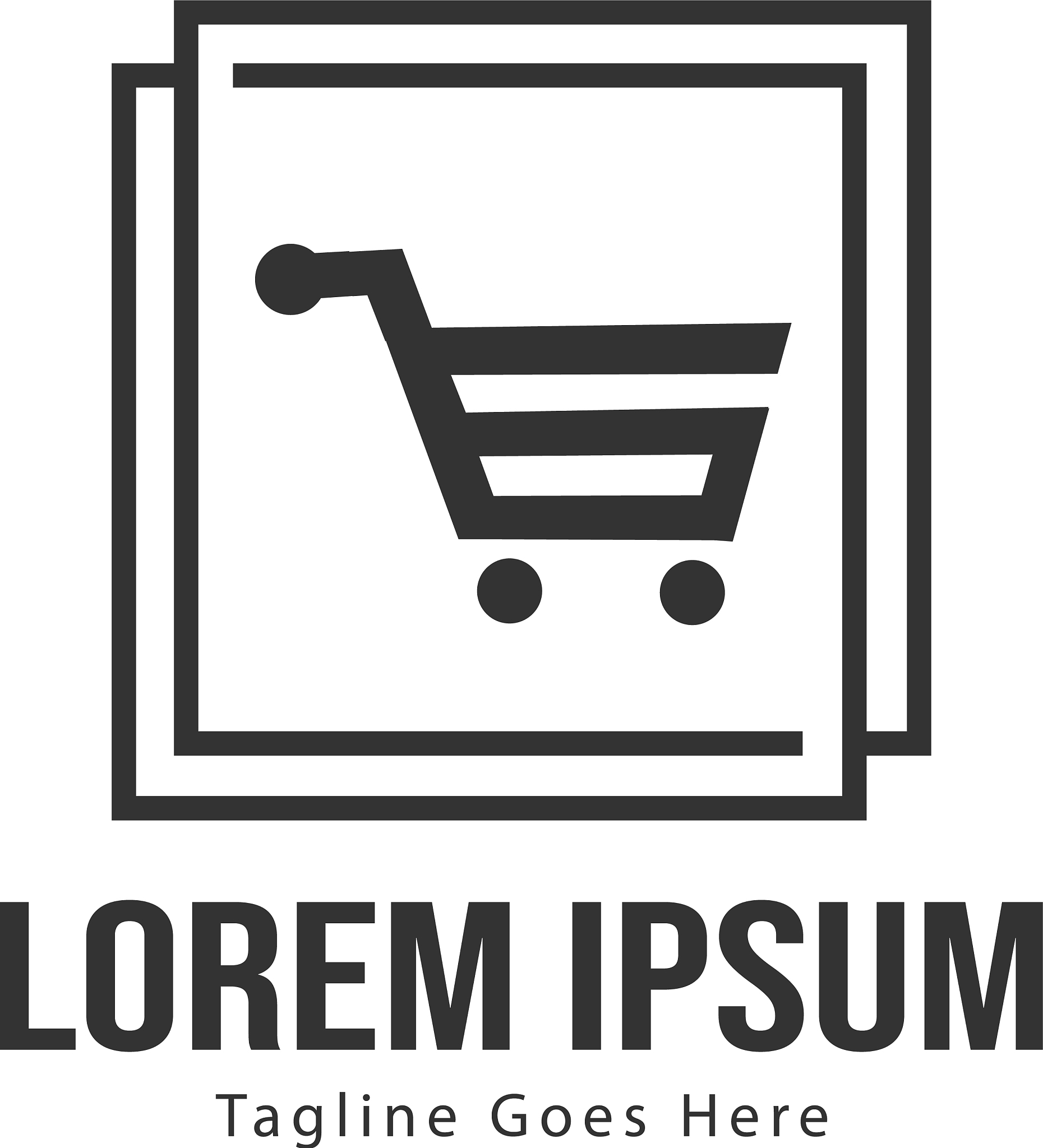 shopping logo template design shopping logo with