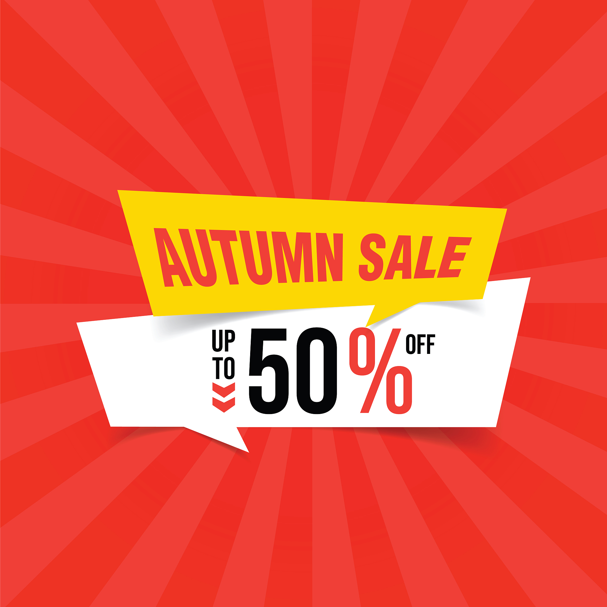 autumn sale, sale tag stock illustration