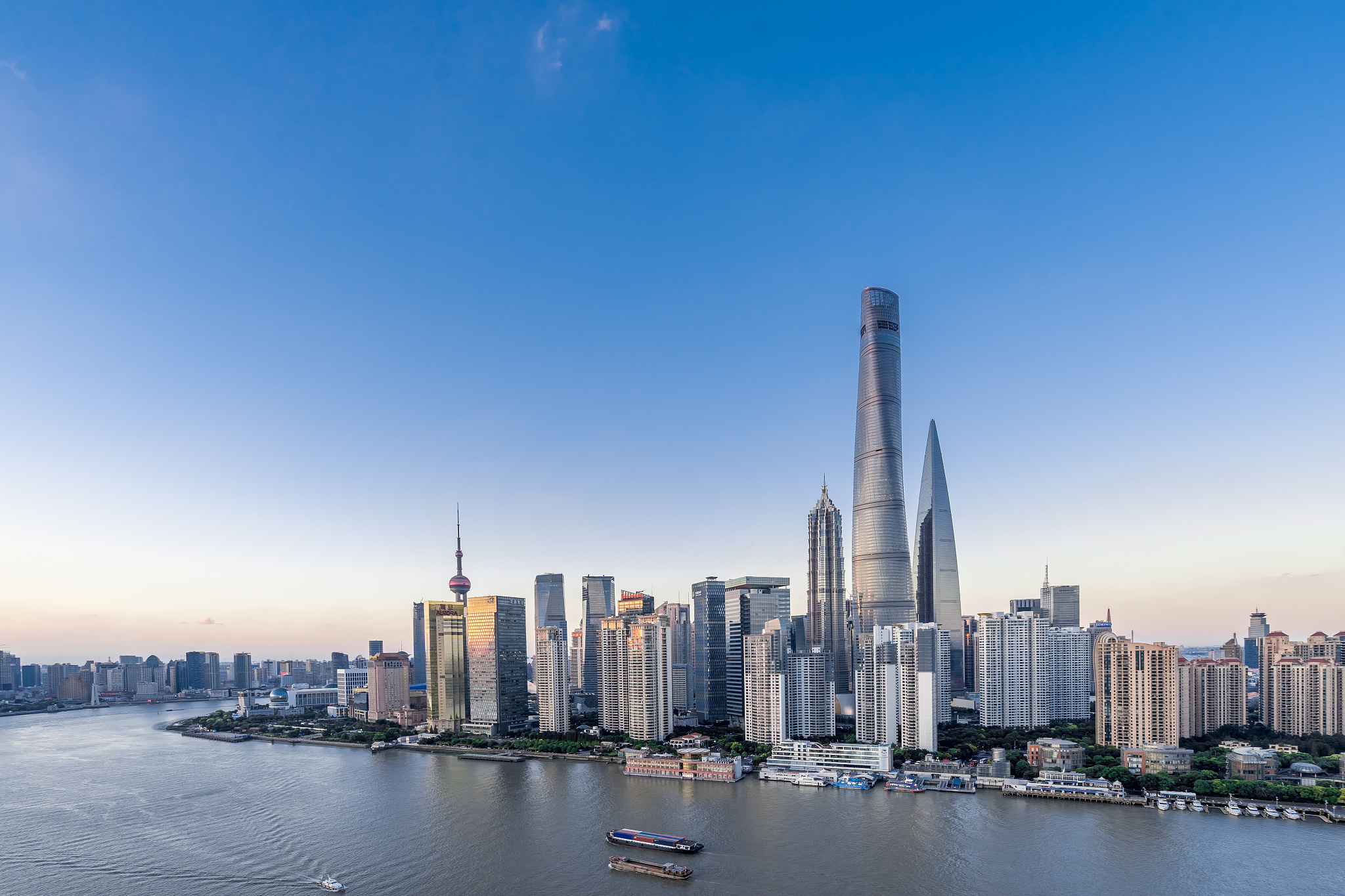 上海陆家嘴城市风光