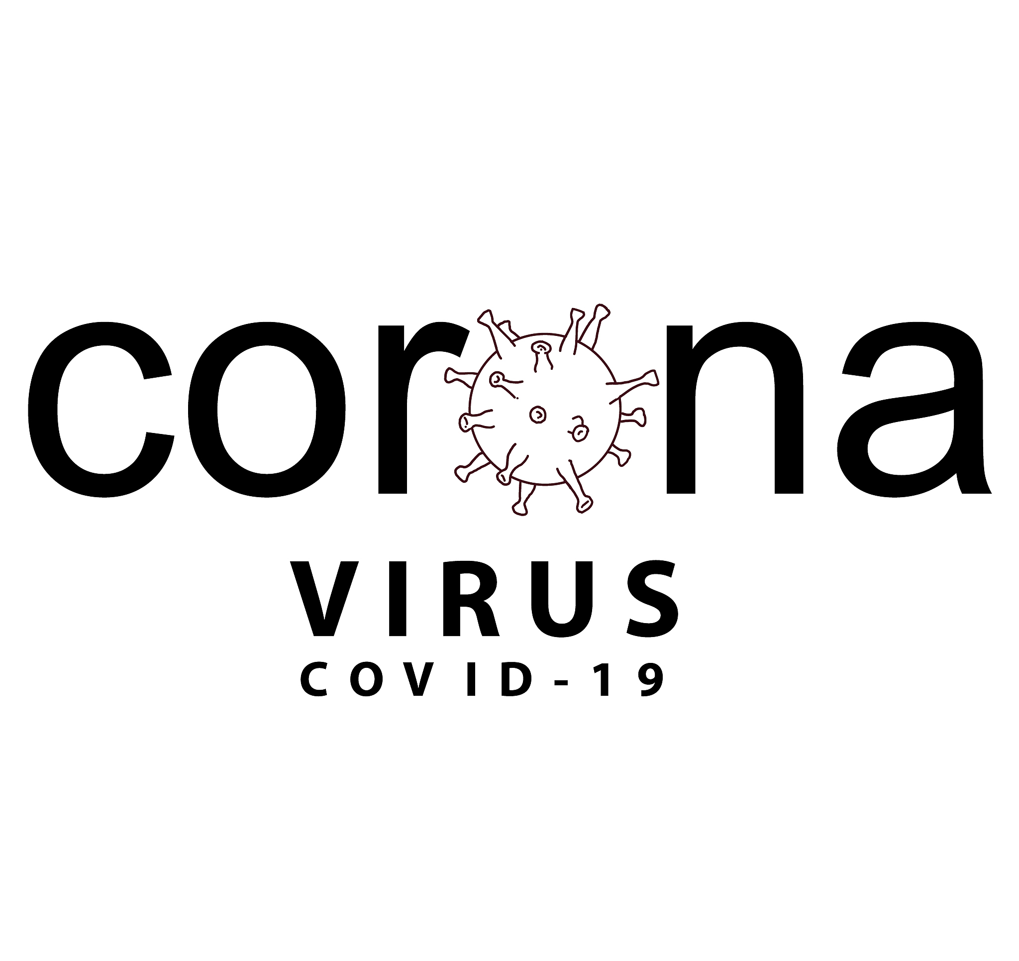 corona virus, covid-19 logo