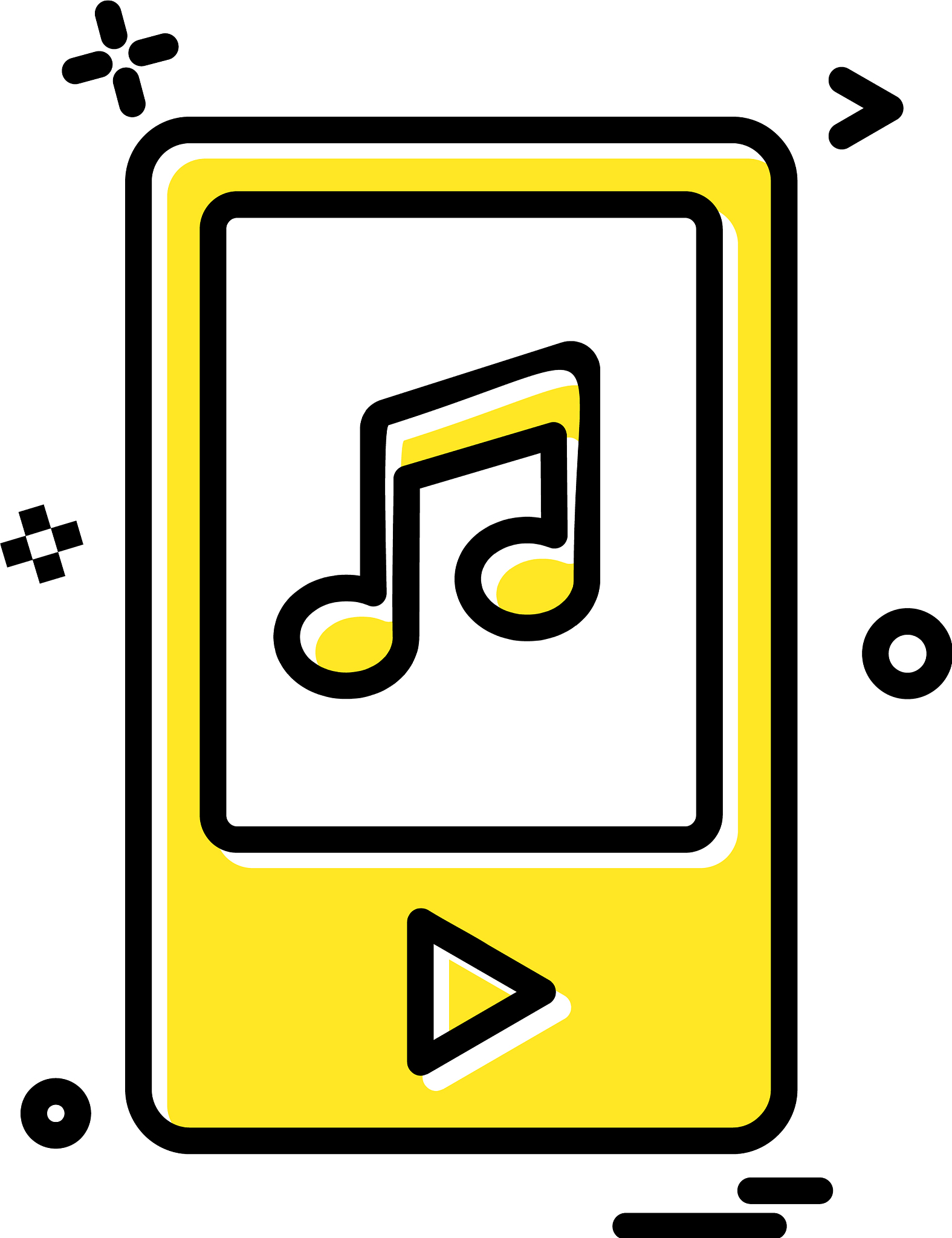 music player icon design