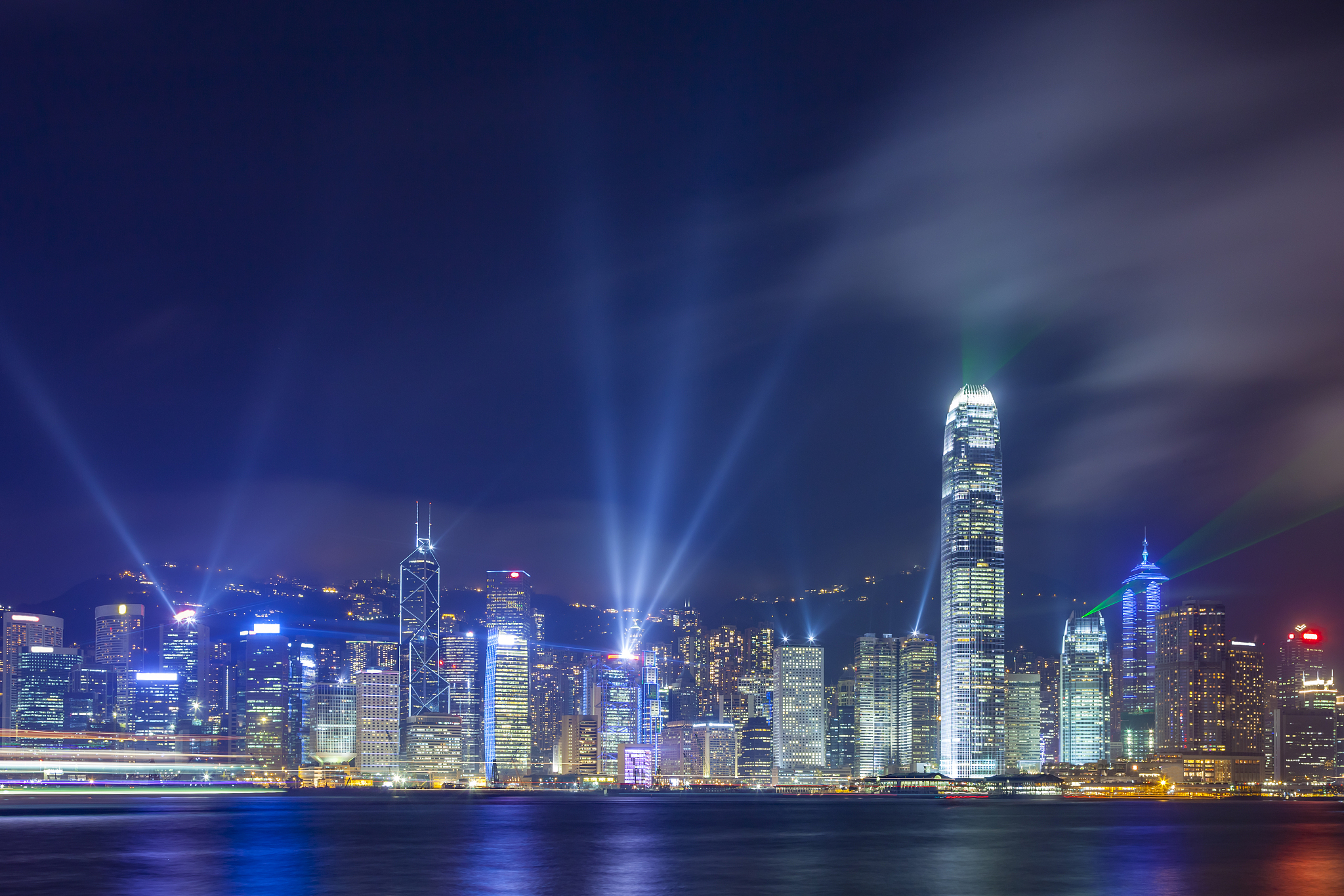 urban scene of hong kong