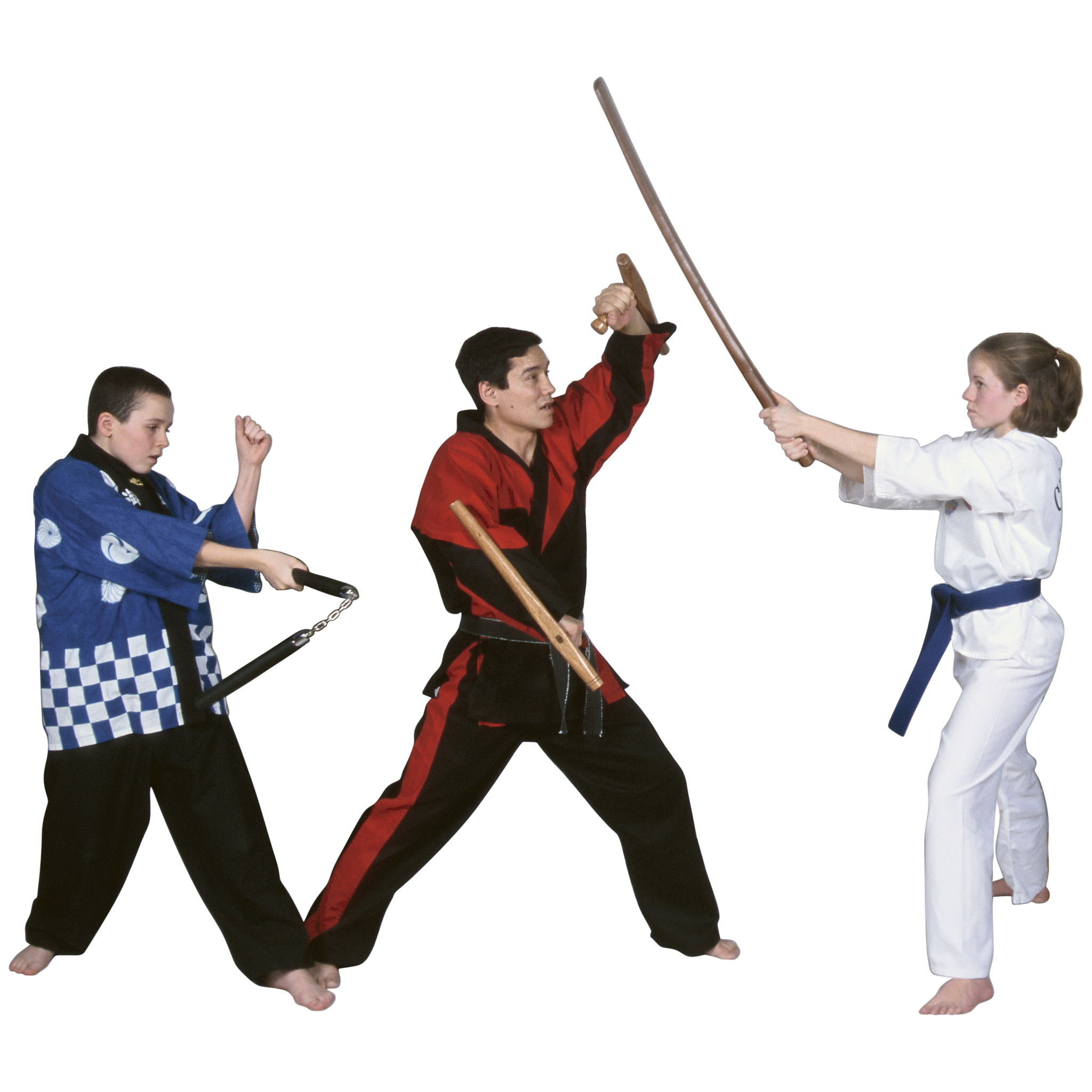 people practicing martial arts