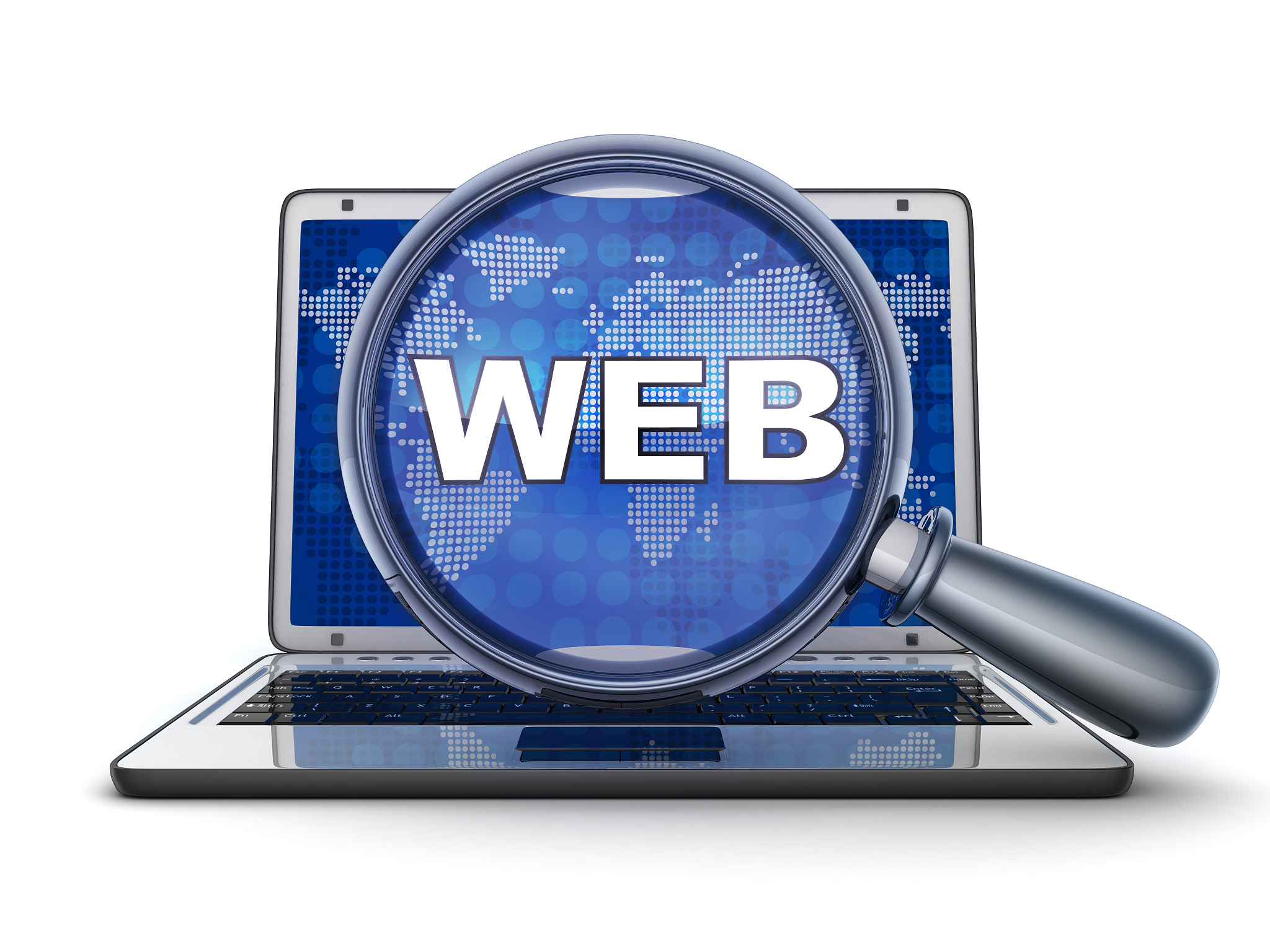 laptop and symbol search web