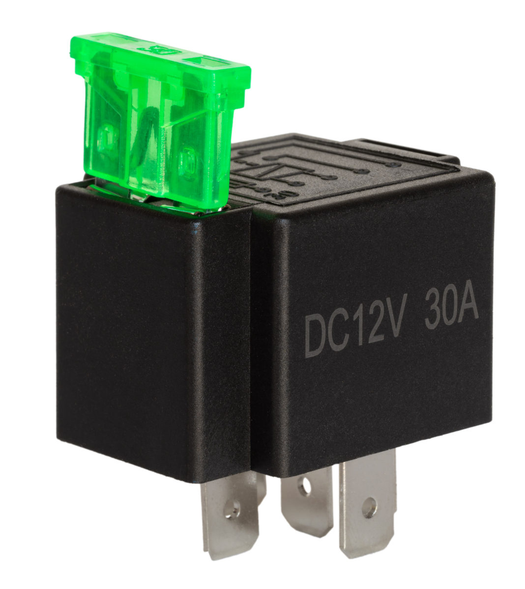 Which components typically make up the DC-DC buck converter