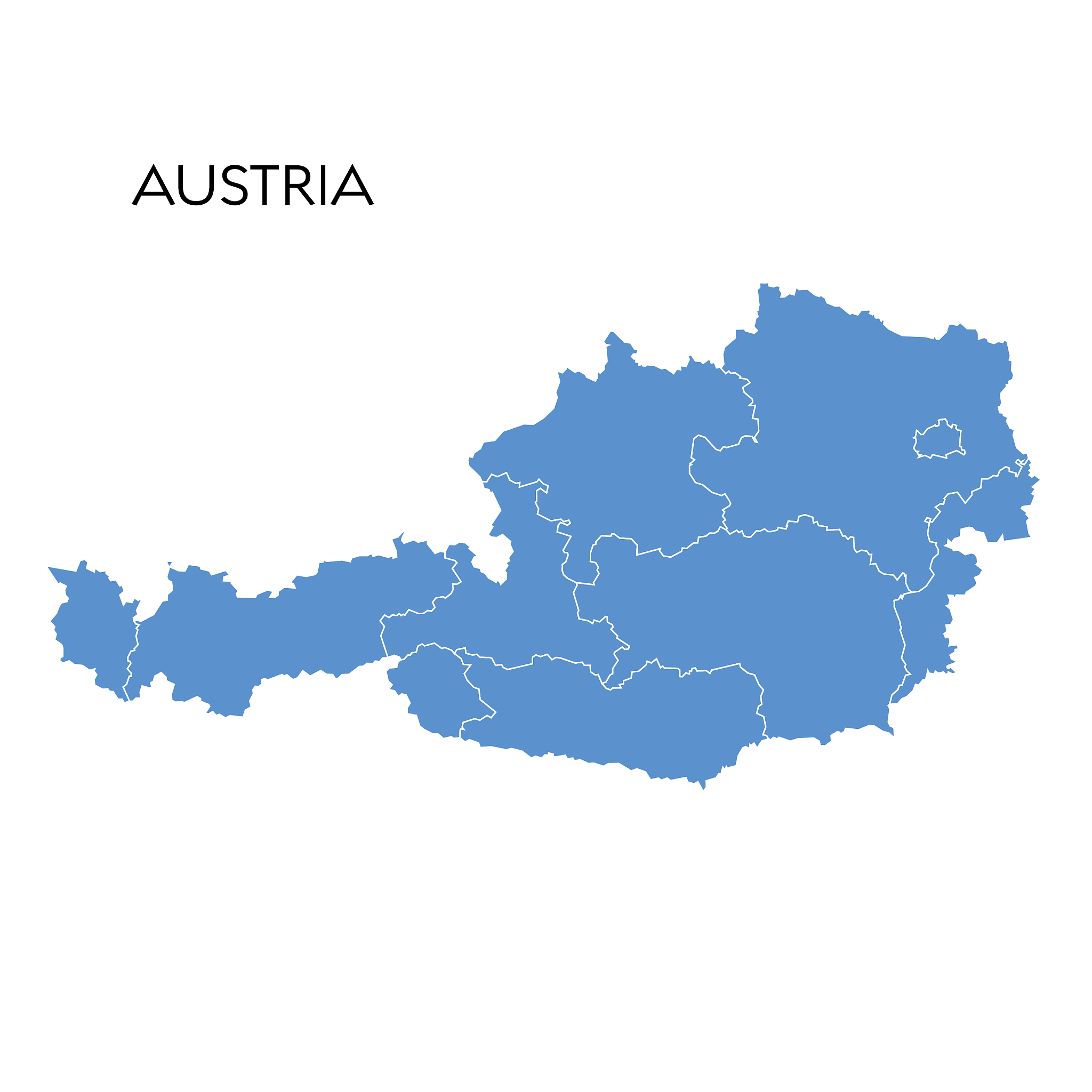austria map
