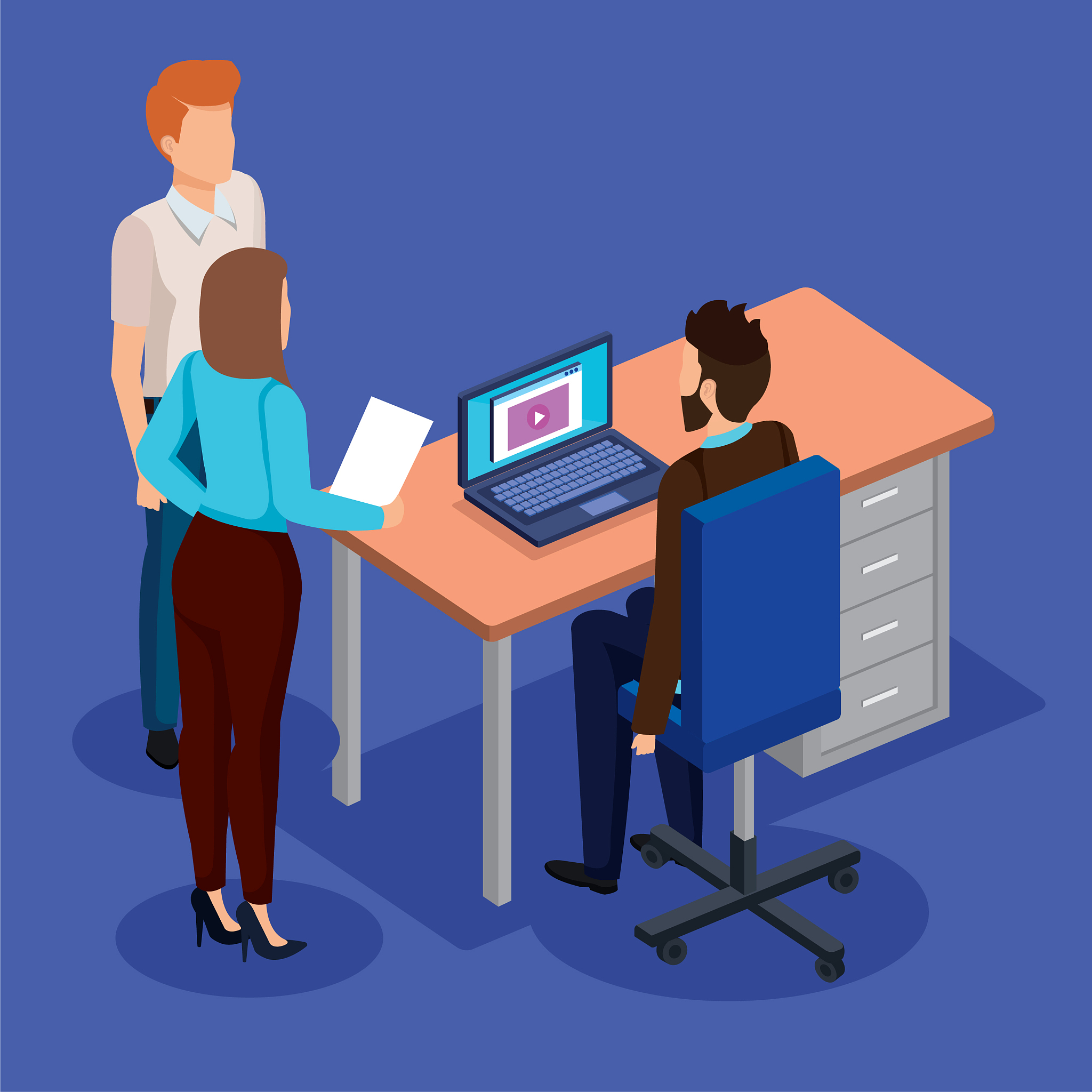 business people in the workplace