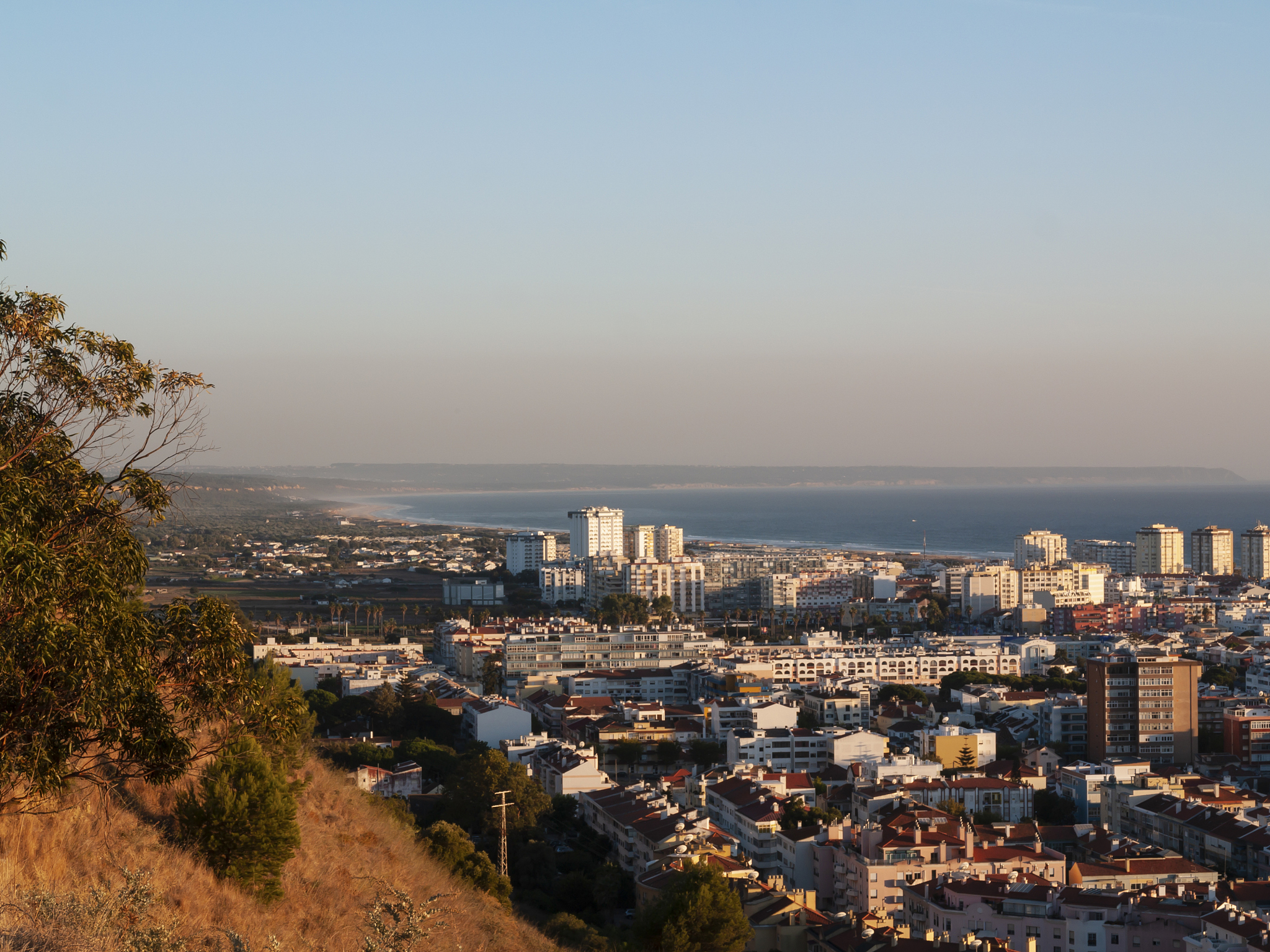 golden hour over the city