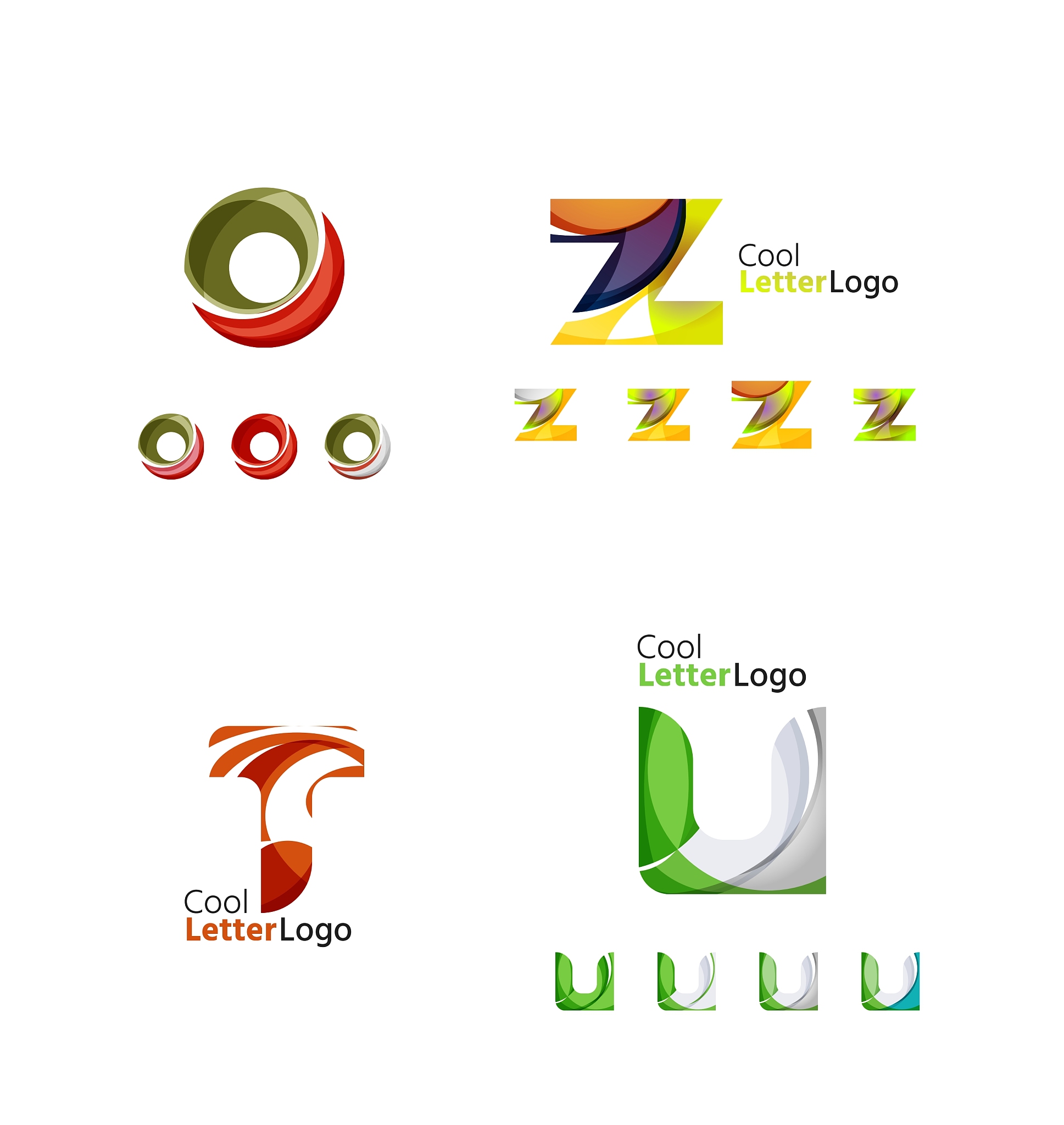 letter business emblem collection