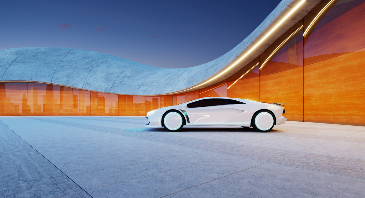 未来汽车想象：智能、环保、安全的新纪元