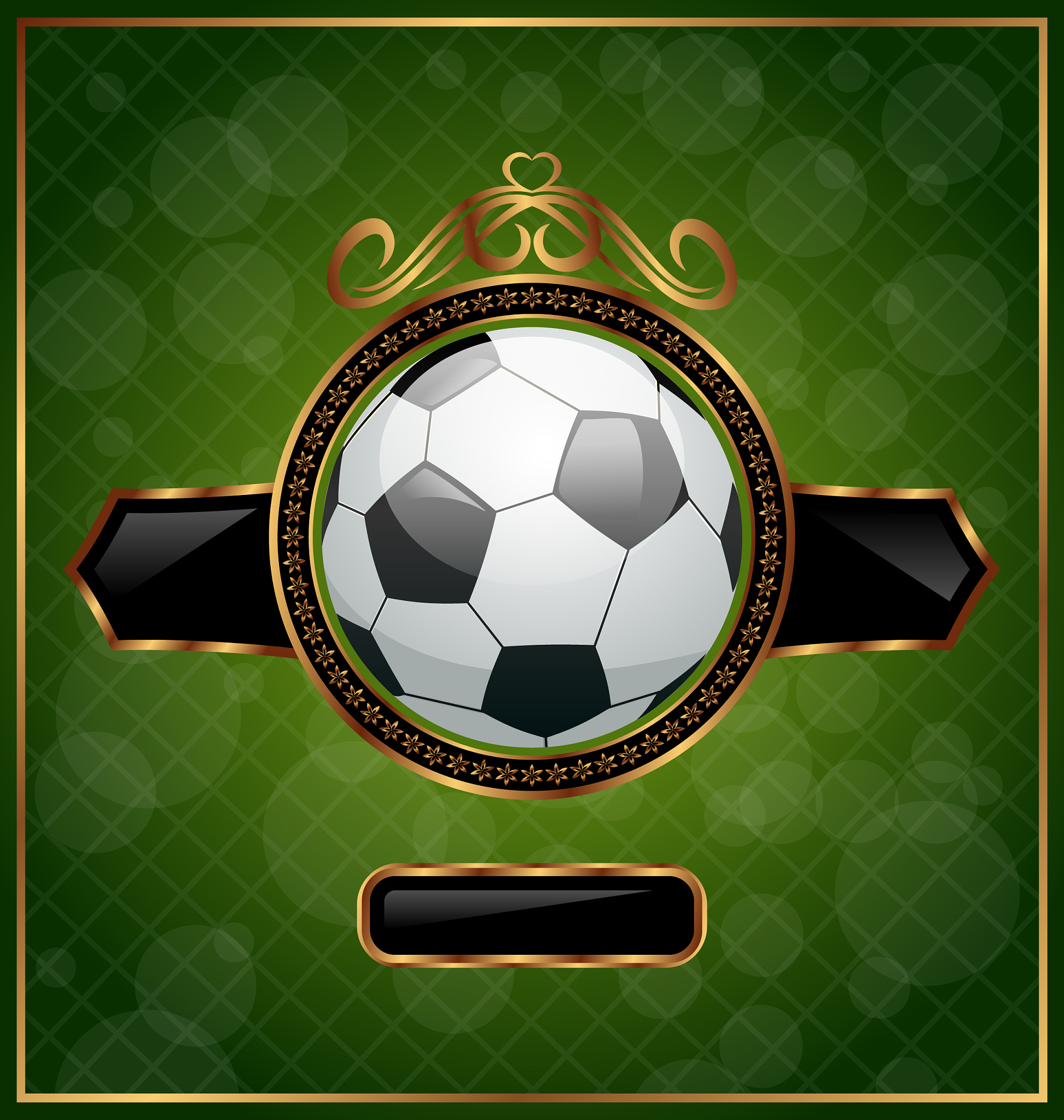 football background with the ball