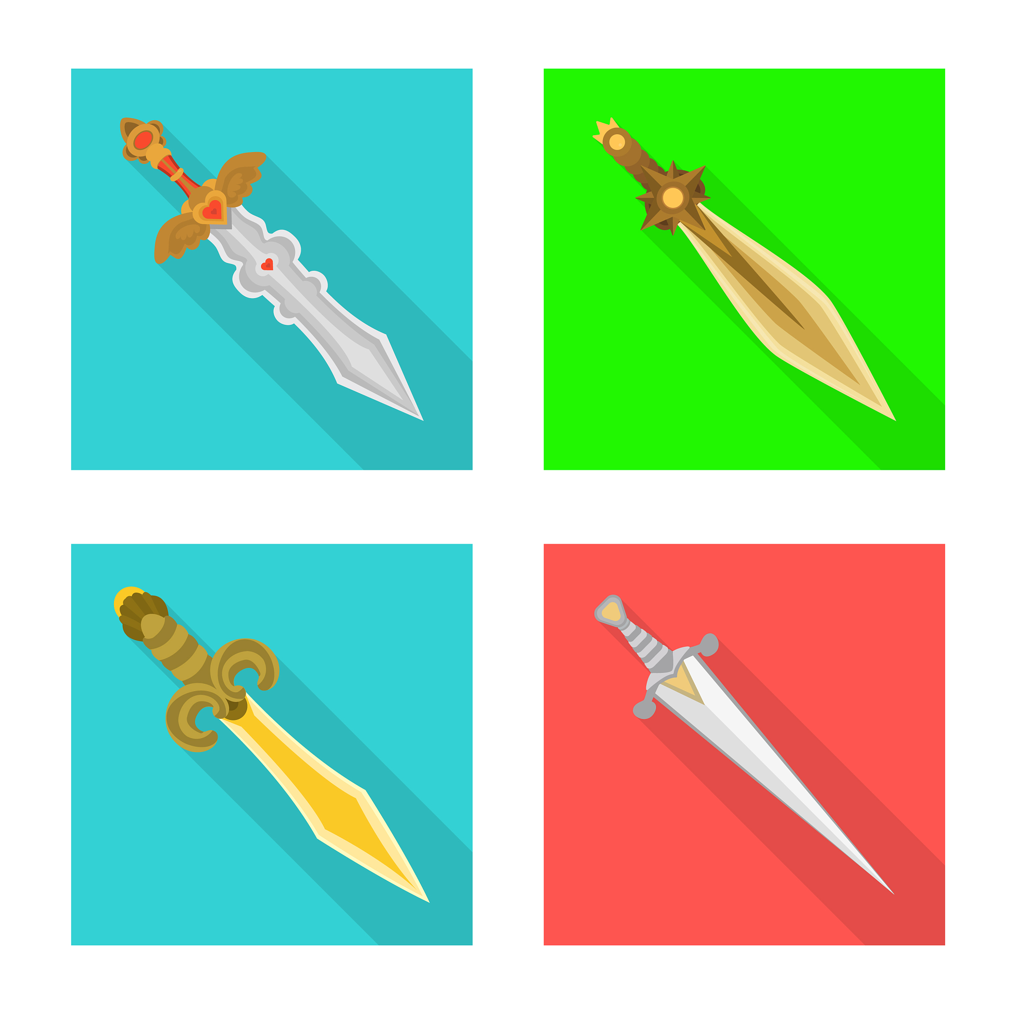 and sword icon collection