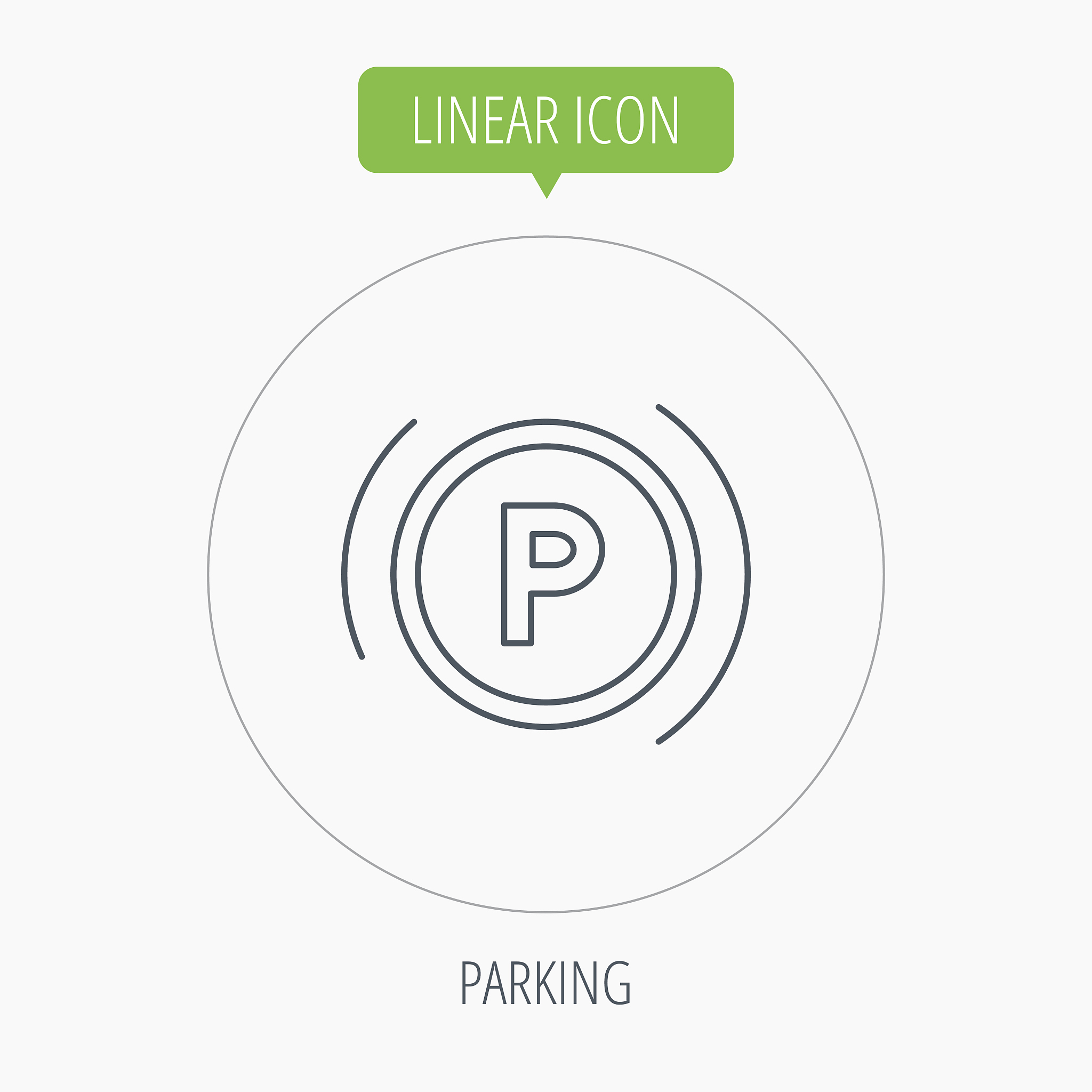 parking icon. dashboard sign.