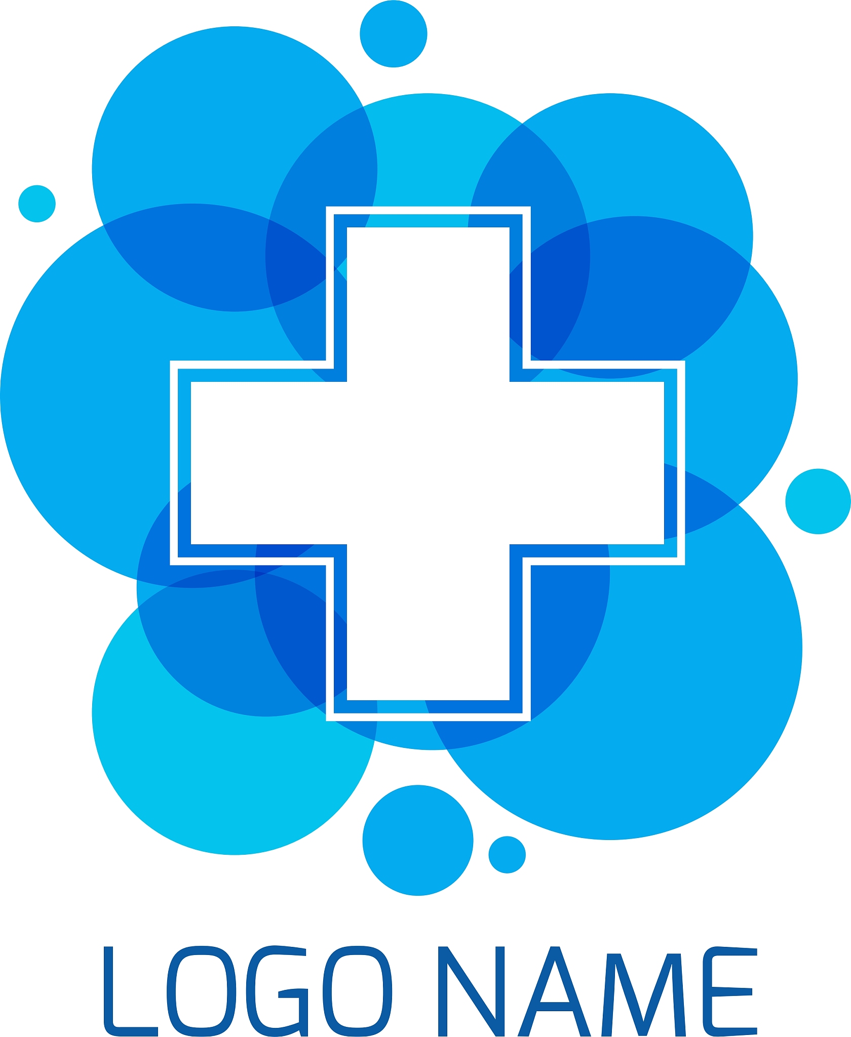 template design logo medical