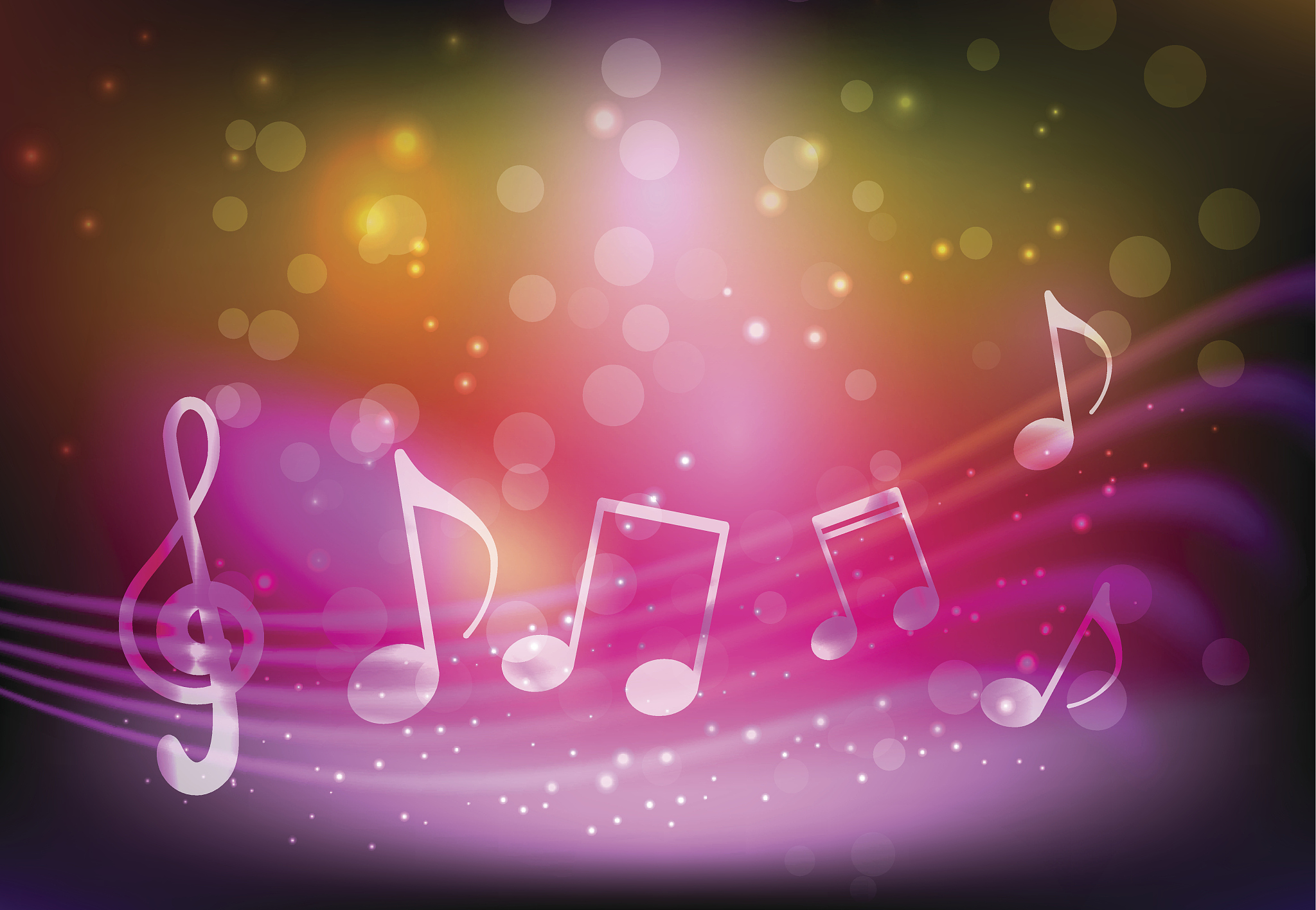 pink music background