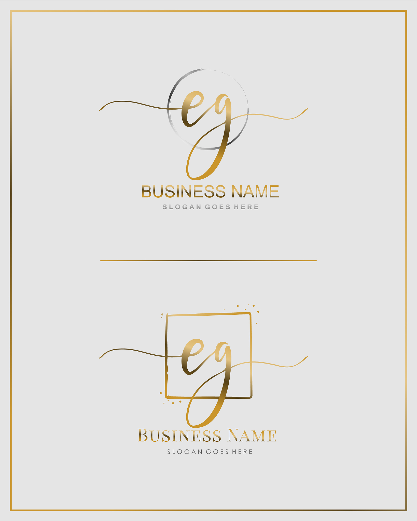 initial e g eg handwriting logo letter