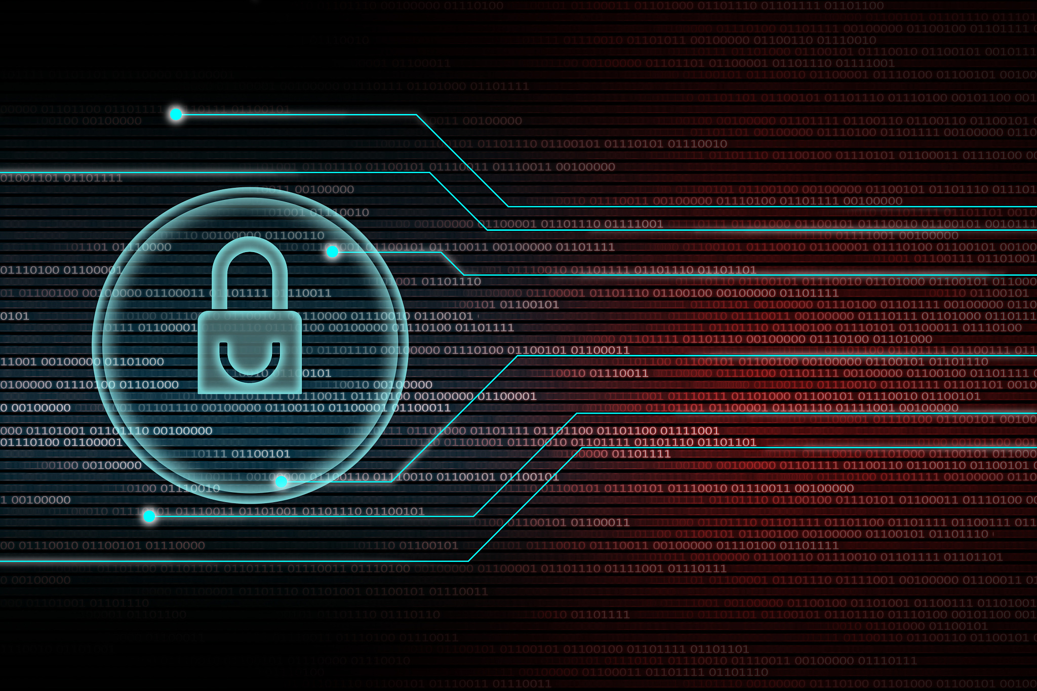 digital composite image of internet security