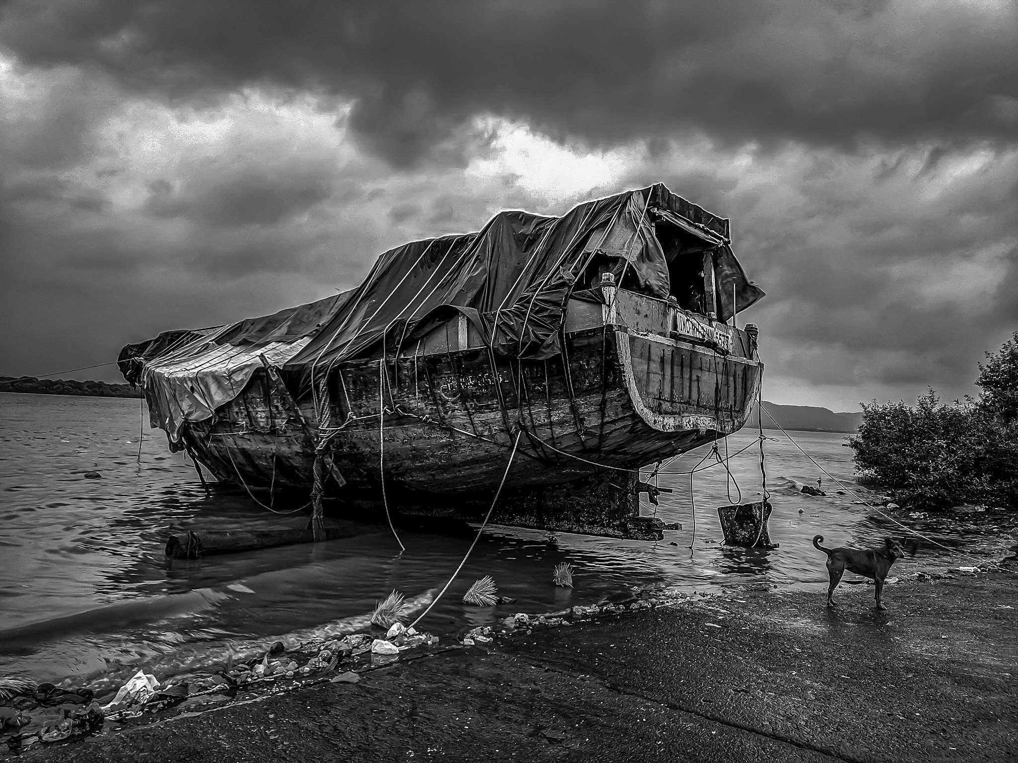 street photography in black and white view