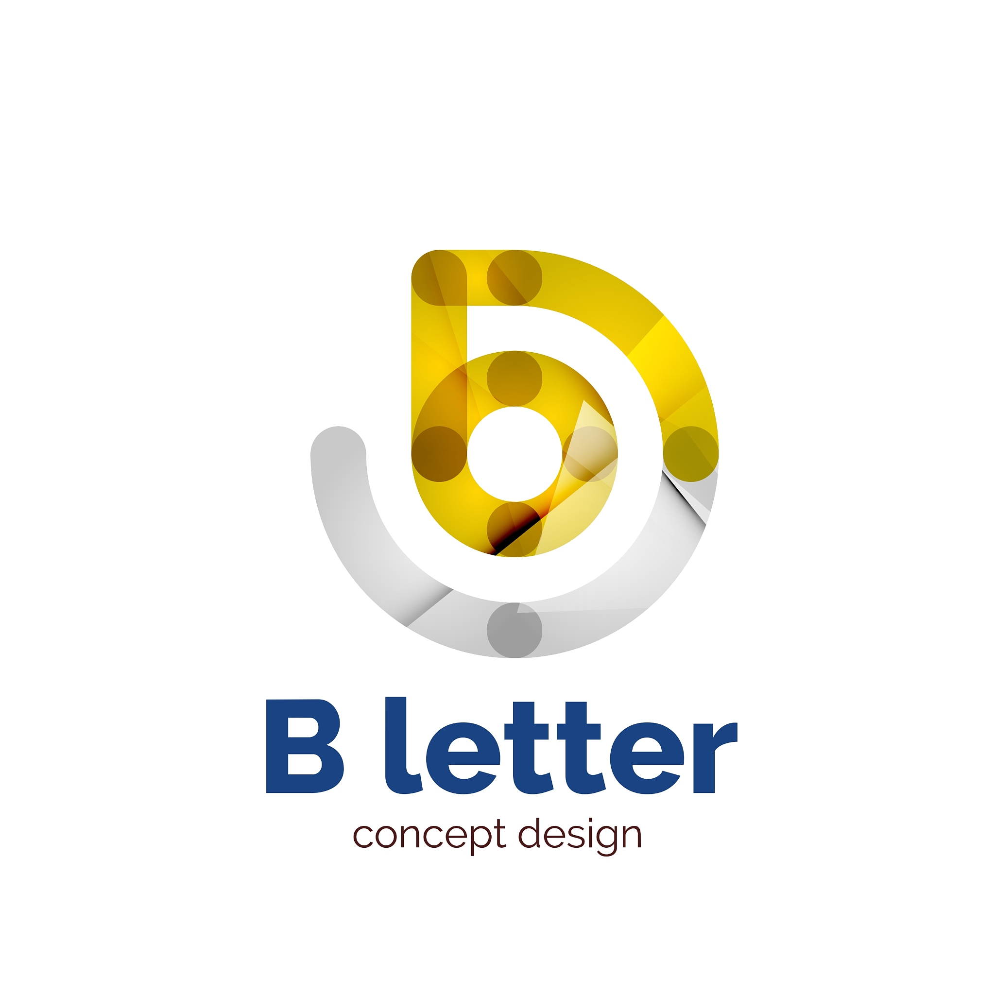 modern minimalistic letter concept logo