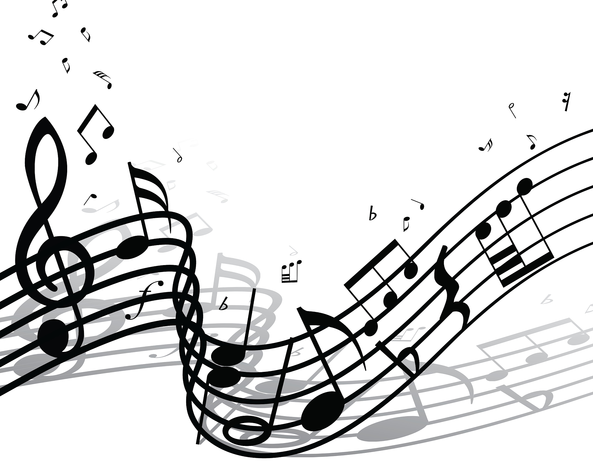 musical notes background