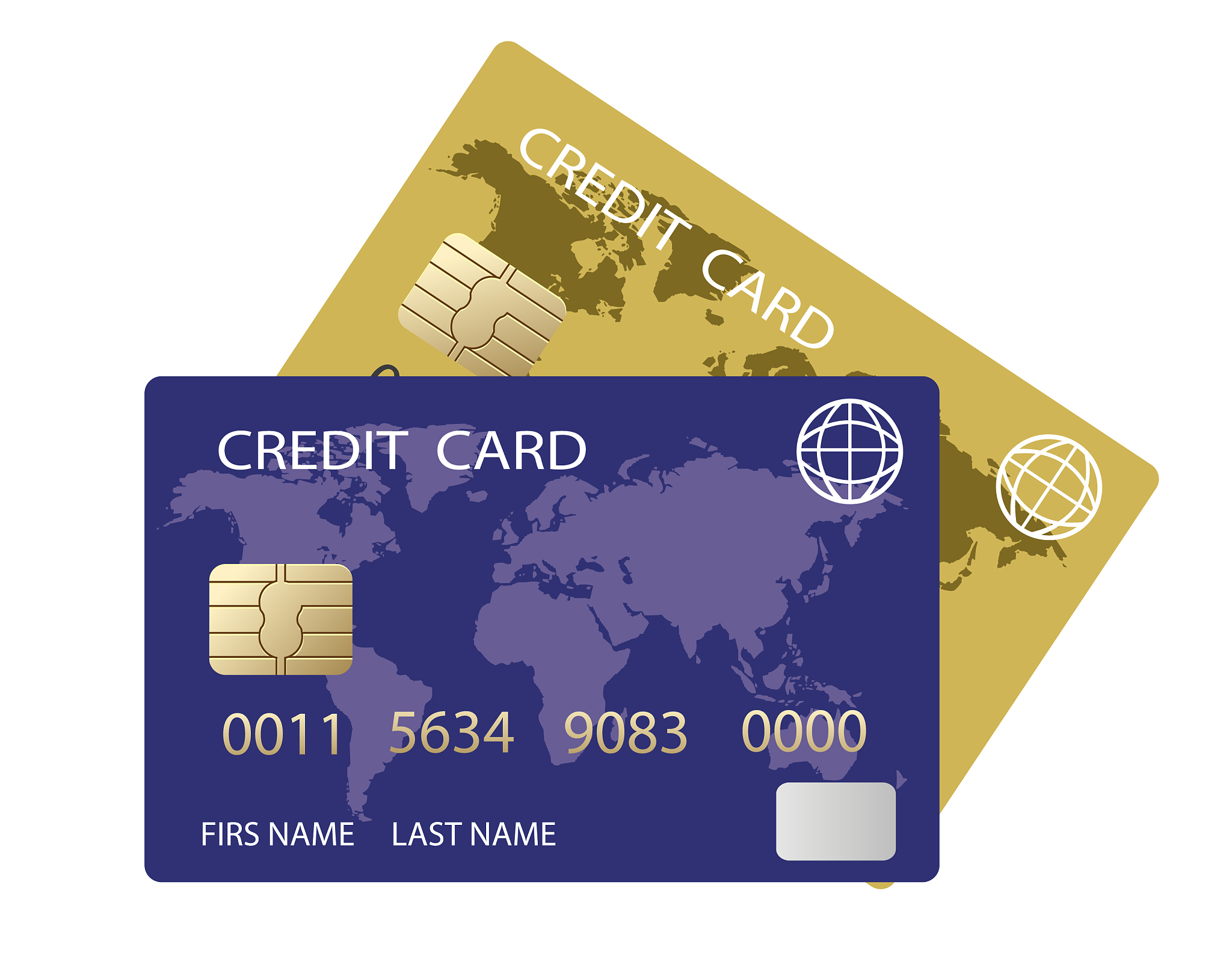 realistic credit card