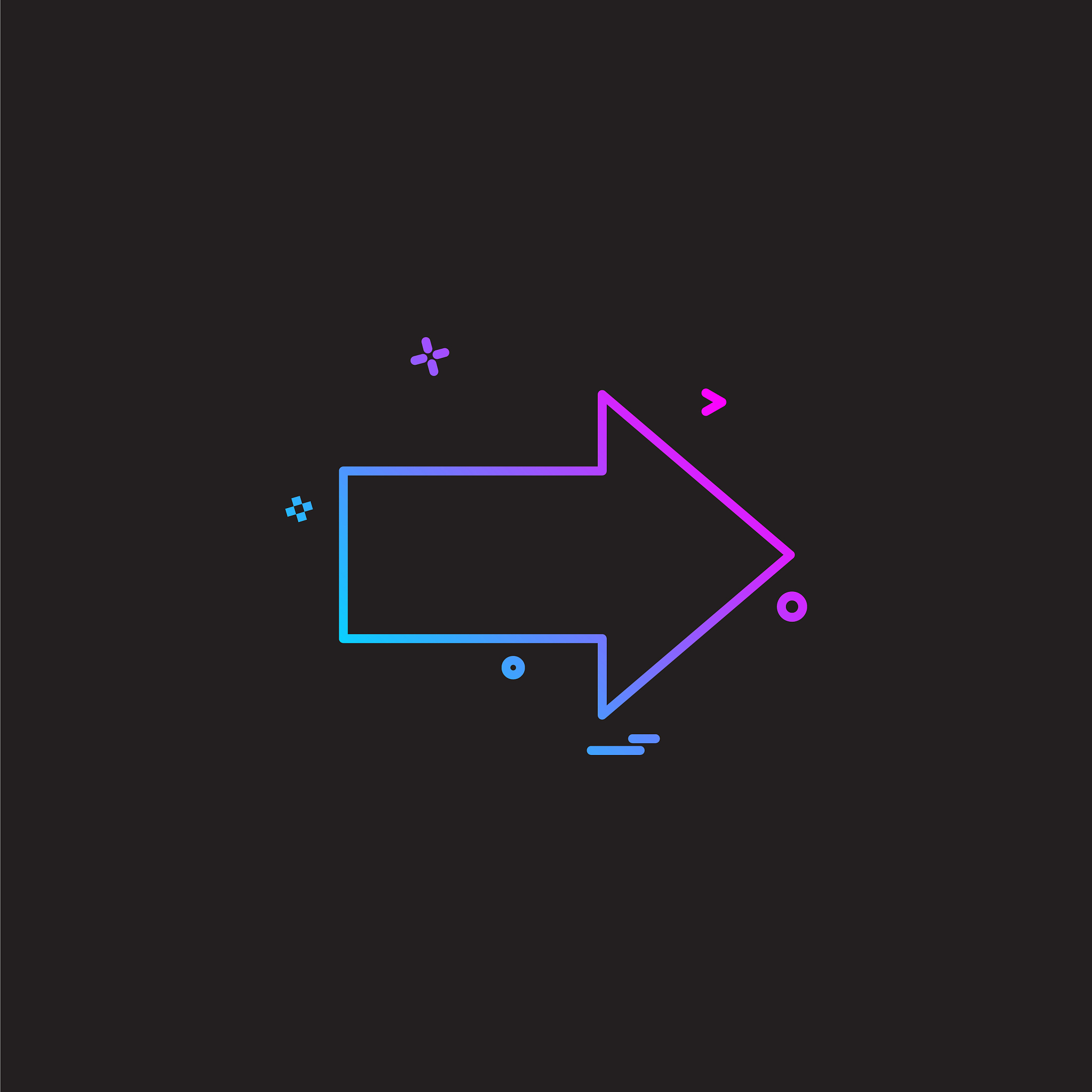 arrows icon design