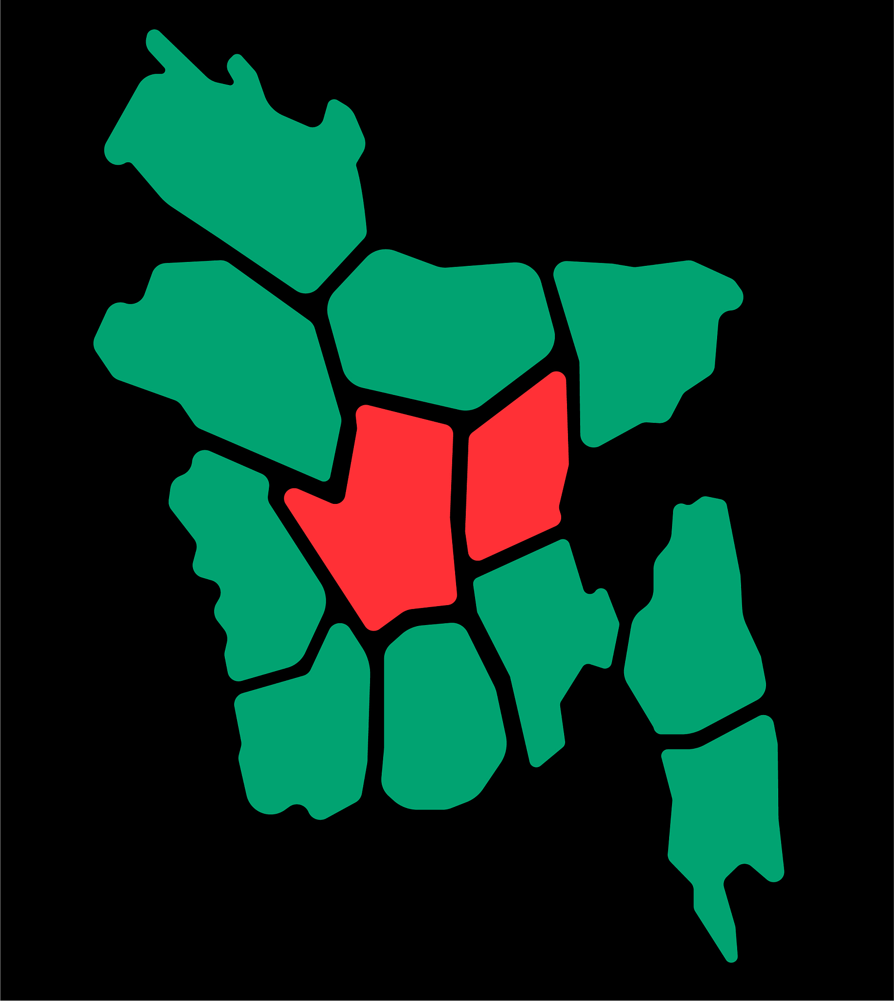 bangladesh map