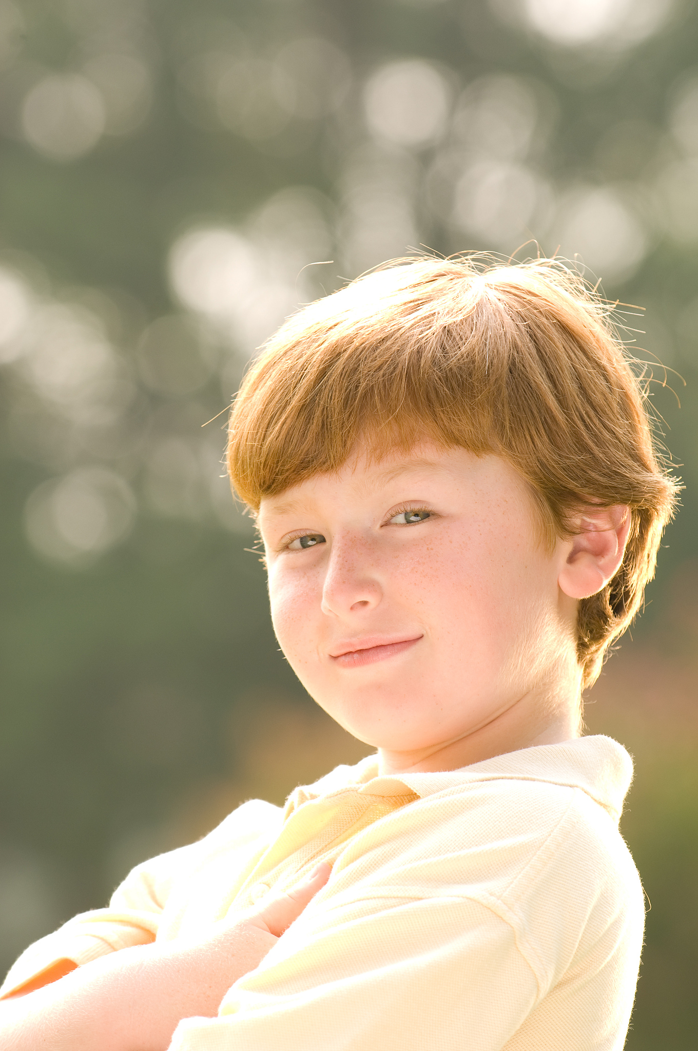 portrait of a smiling boy
