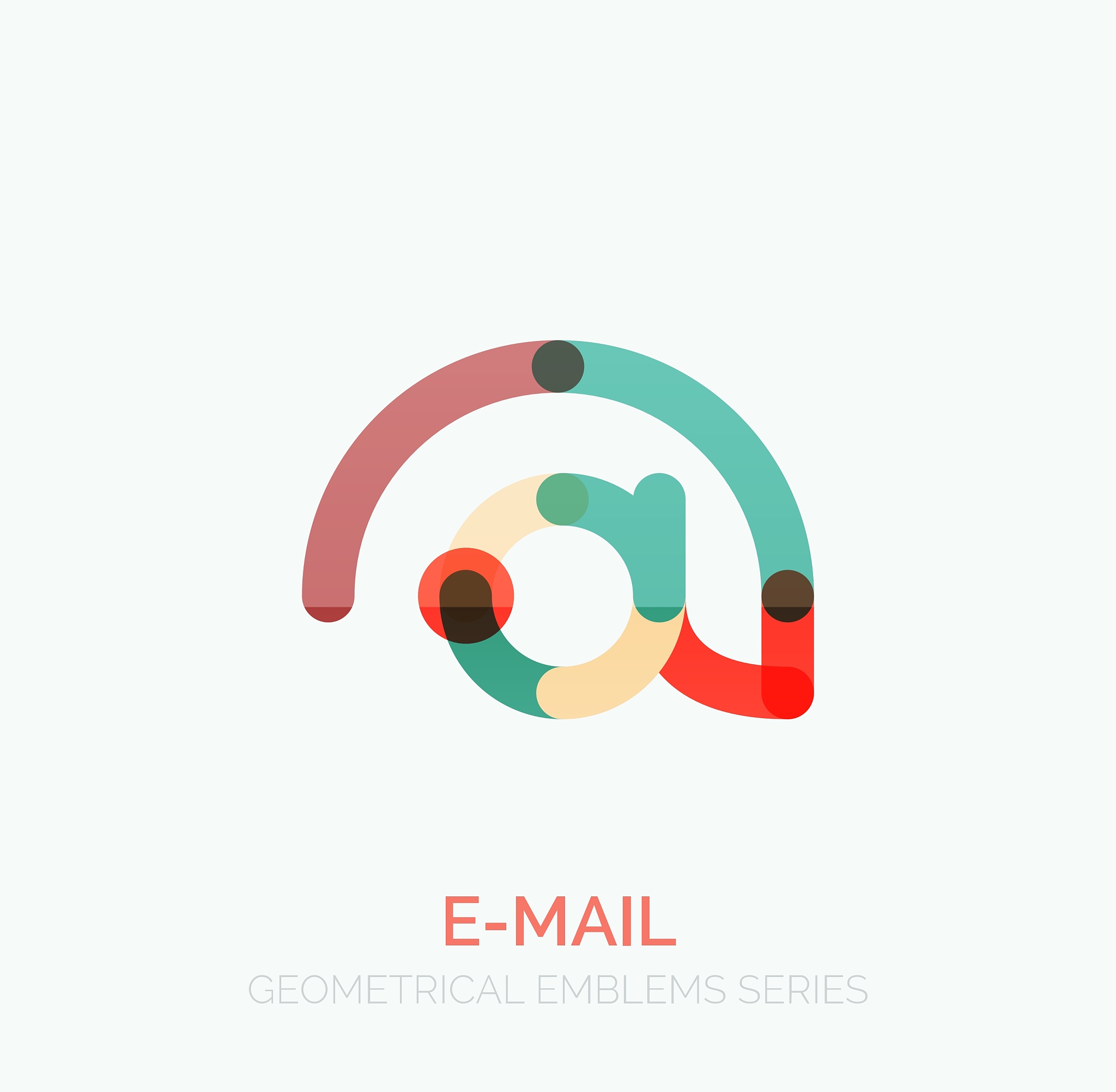 email business symbol or at sign logo