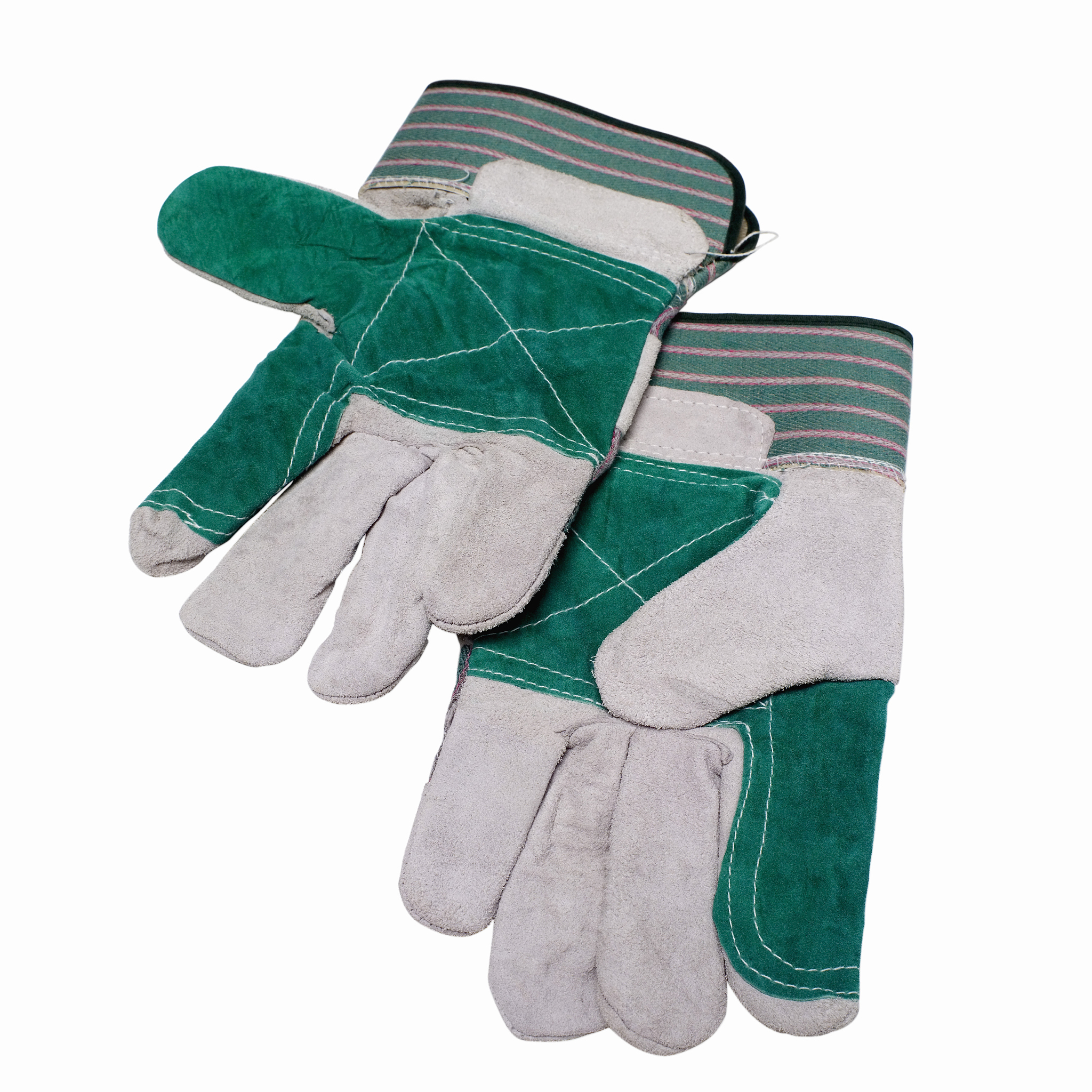 elevated view of protective gloves