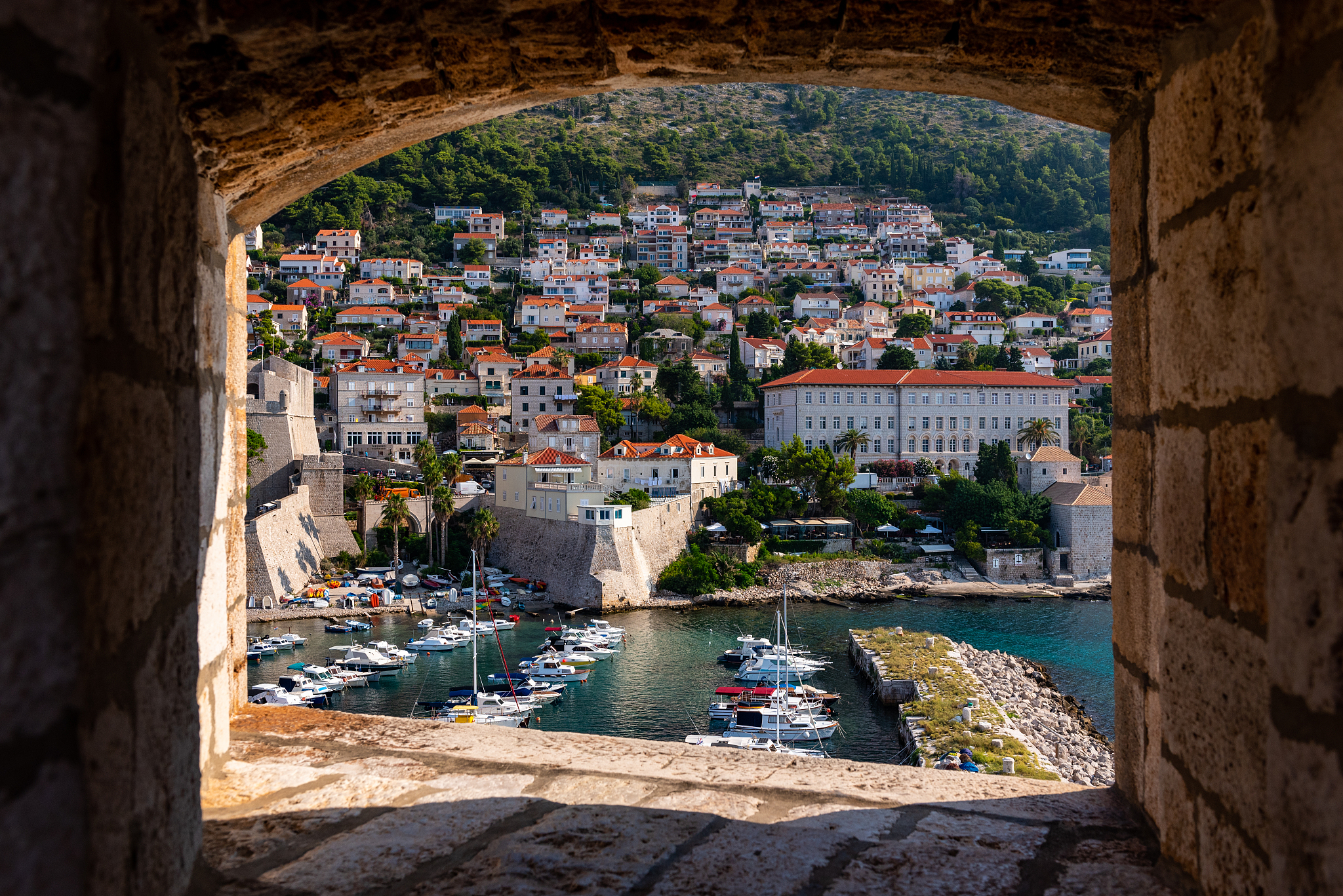 dubrovnik old port, croatia