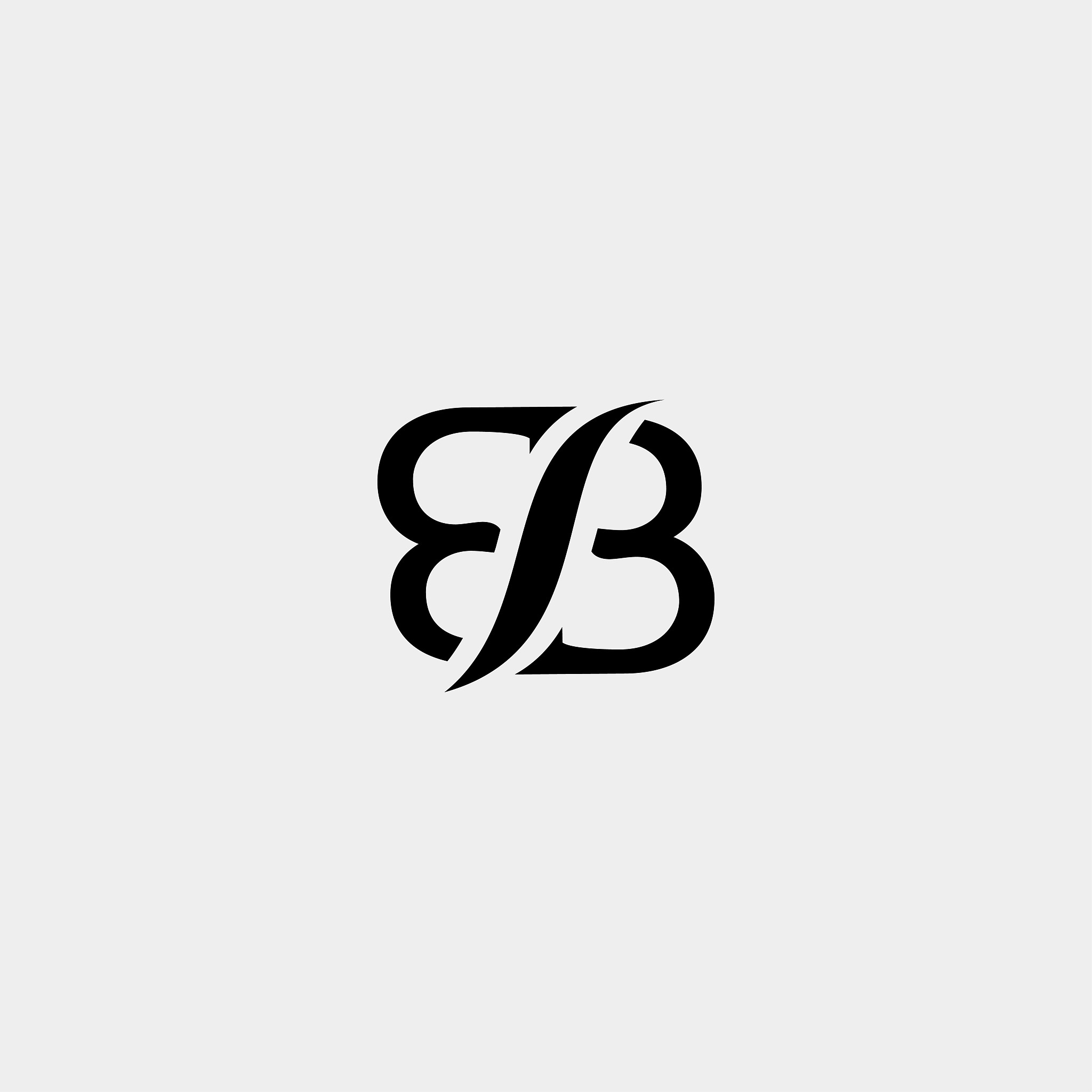 b letter business vector icon design