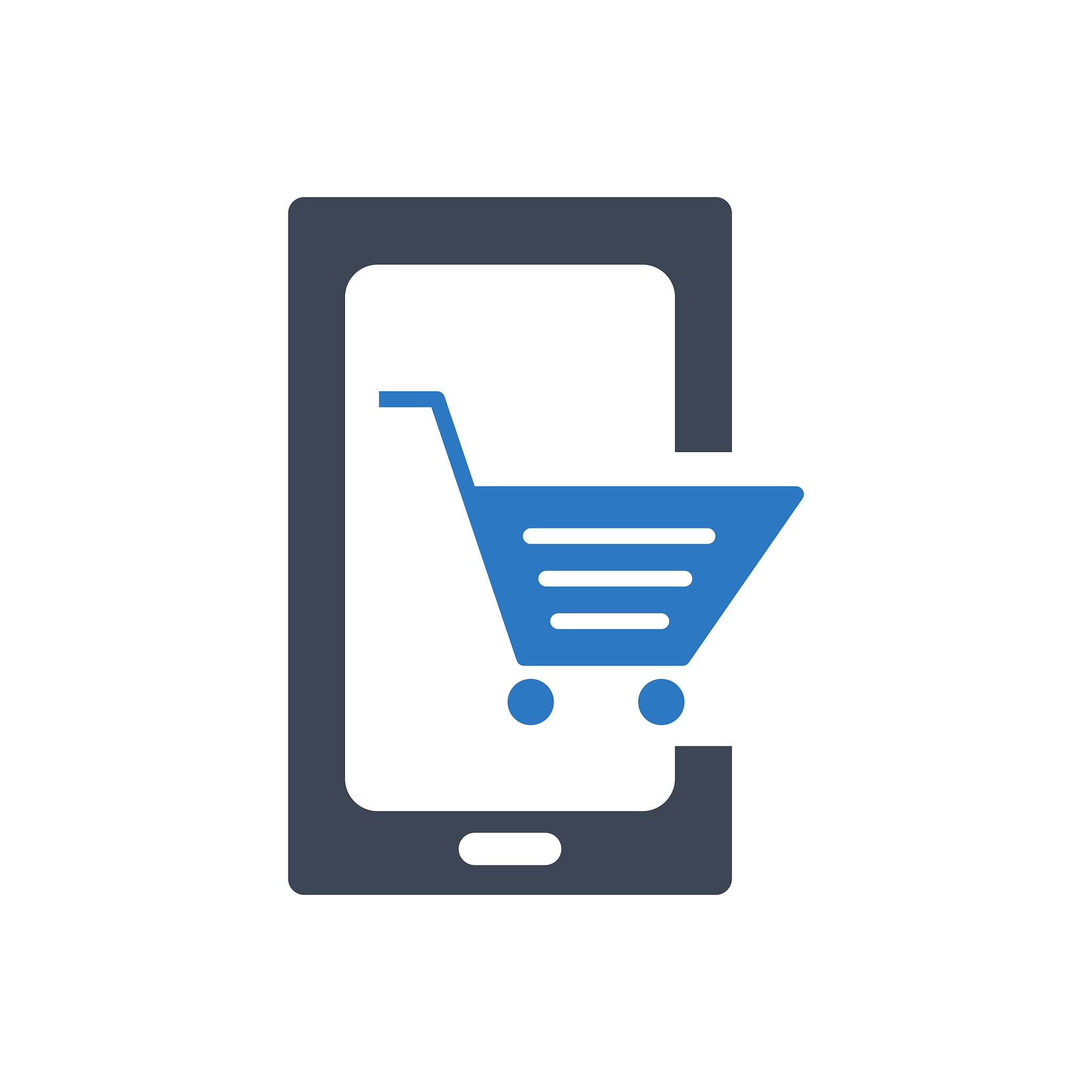 mobile shopping icon