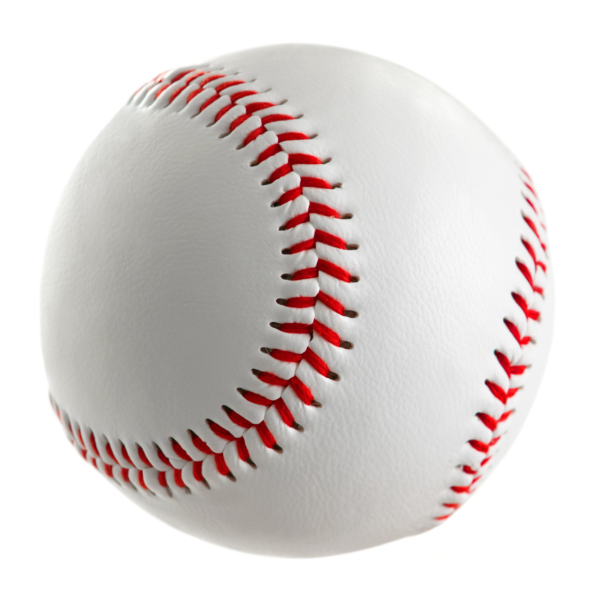 baseball on white background