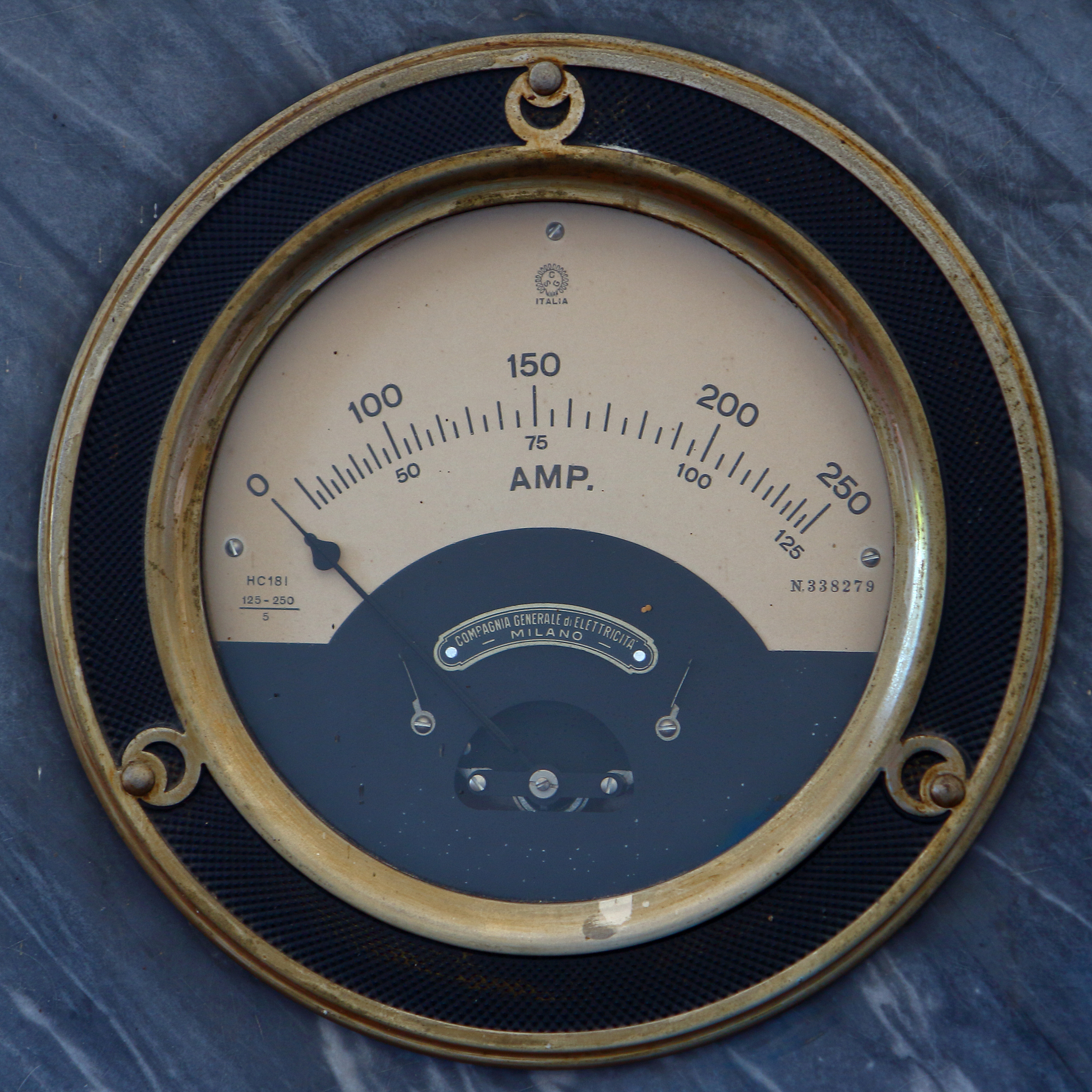 vintage measurement display