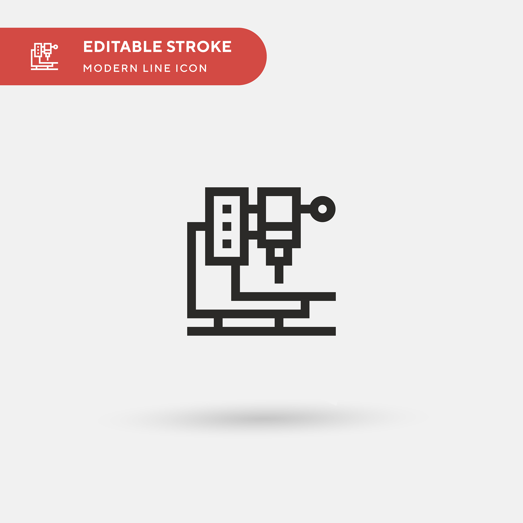 drilling machine simple icon