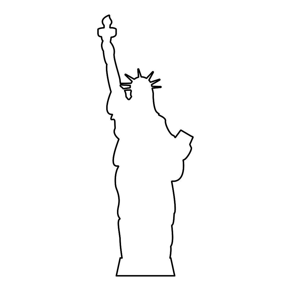 statue of liberty icon .