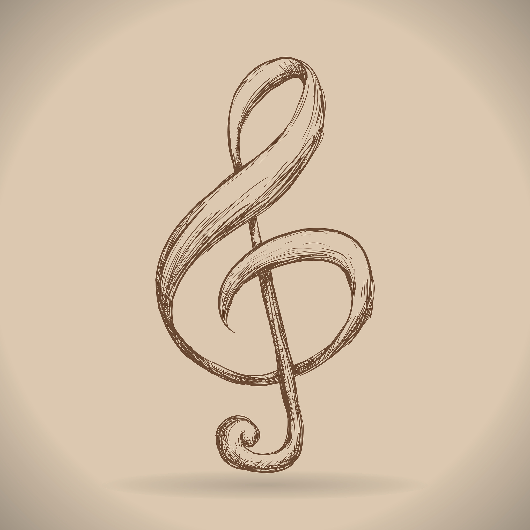 music instruments and notes