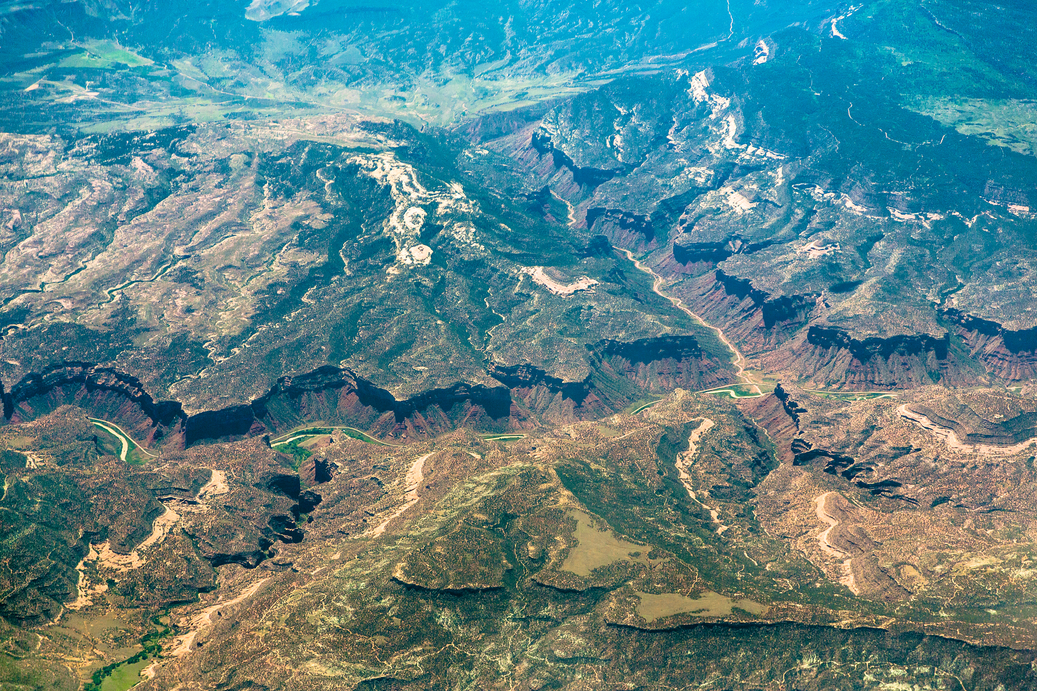 grand canyon from space