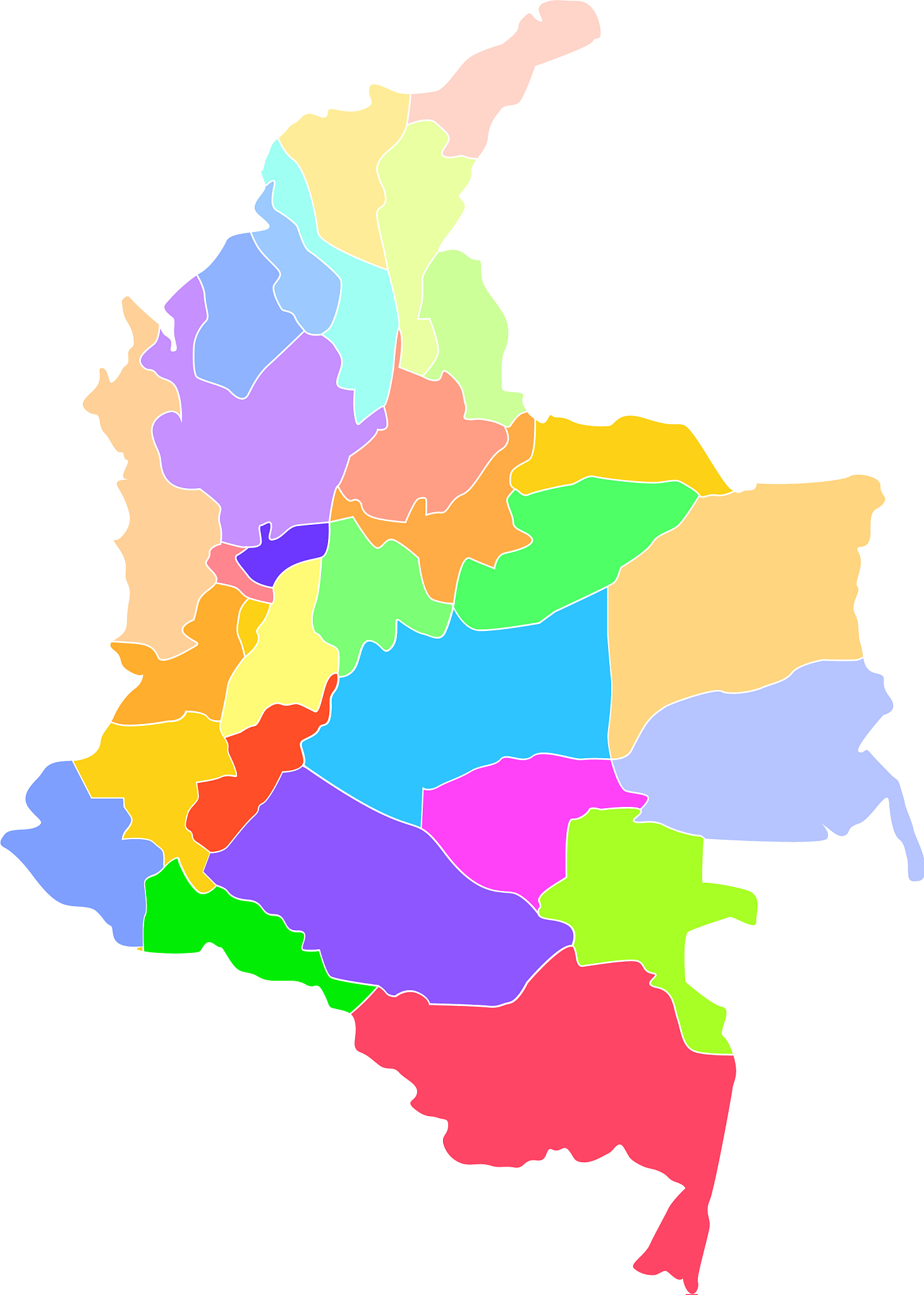 abstract country map