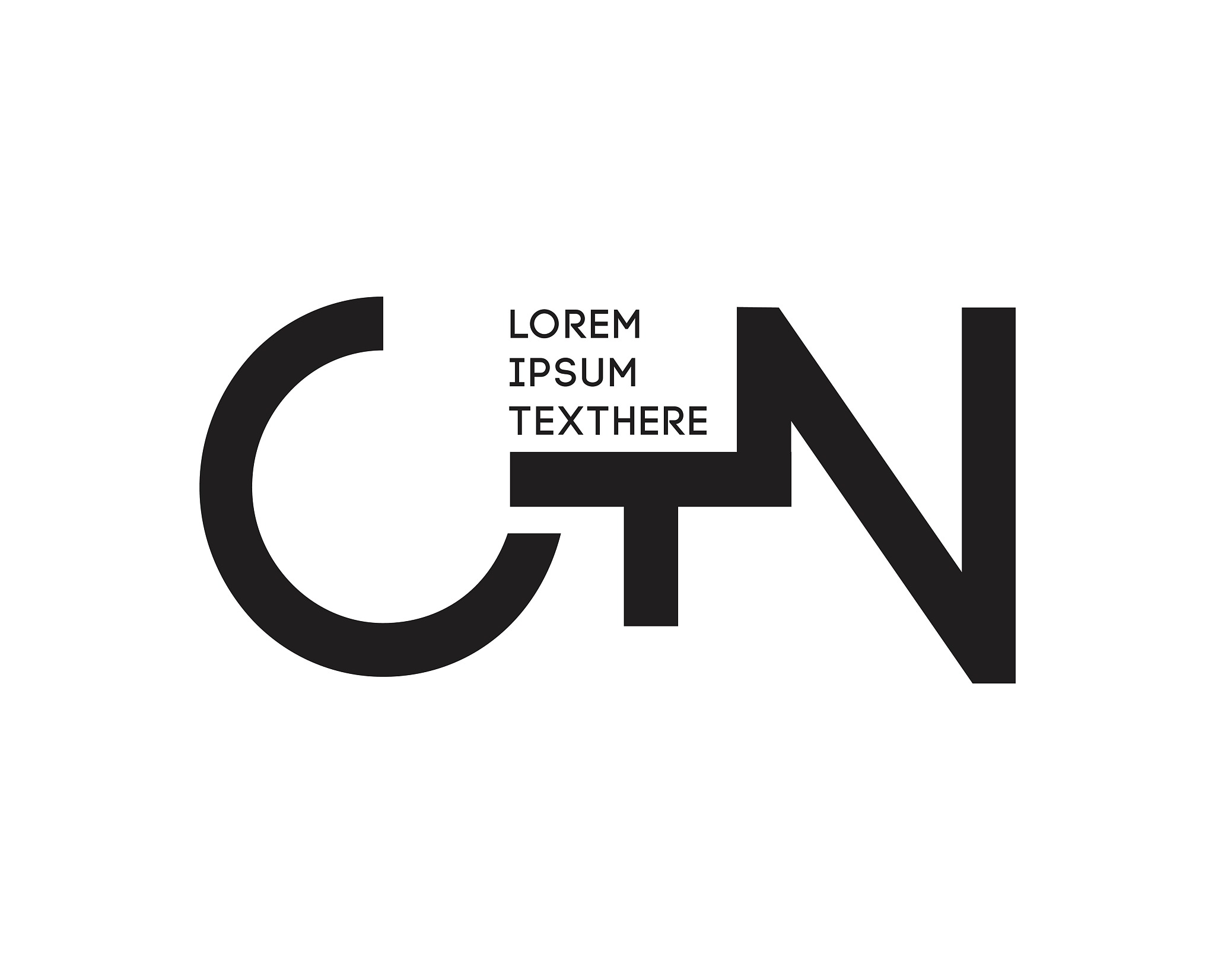 ctn monogram design