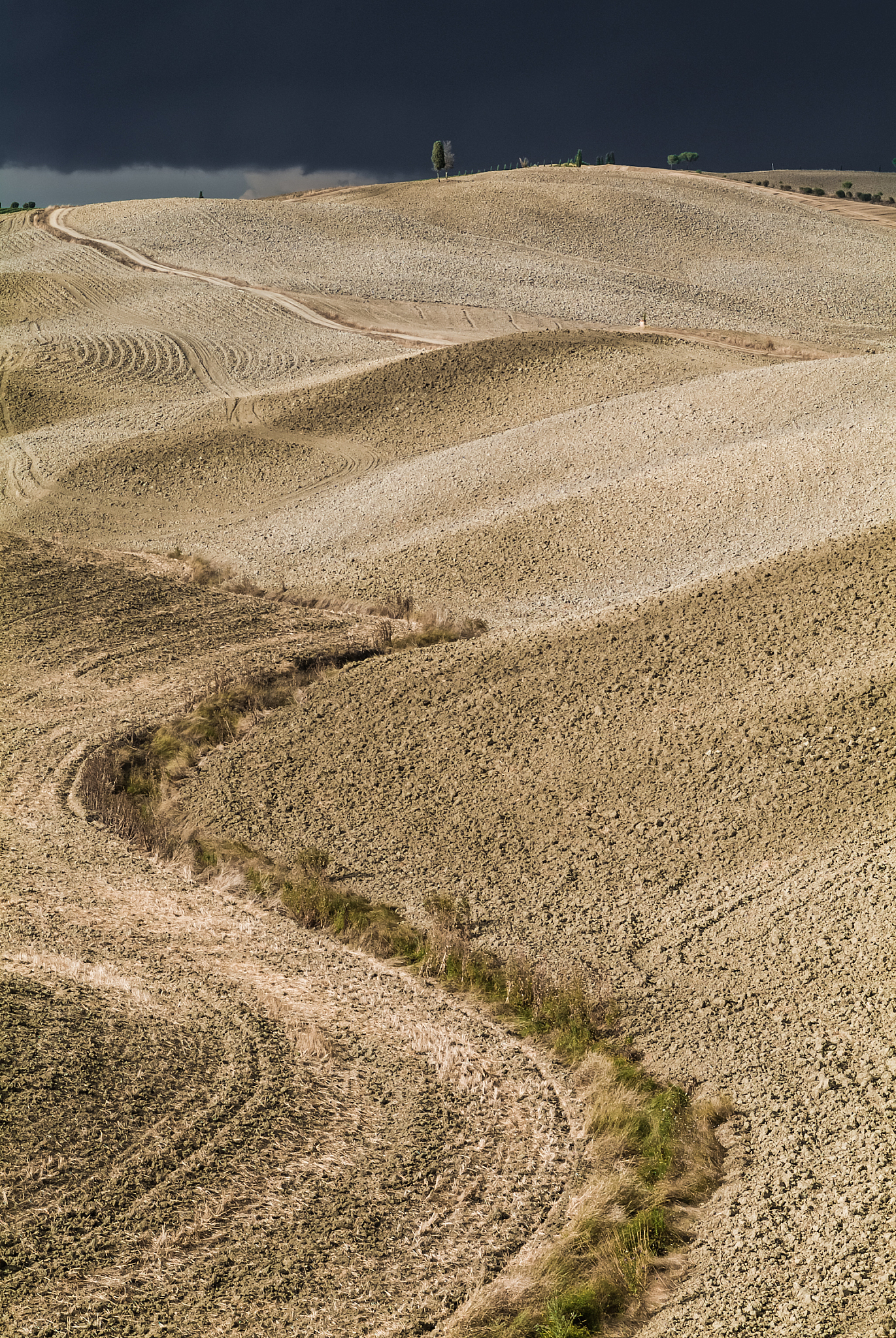 dramatic tuscany landscape