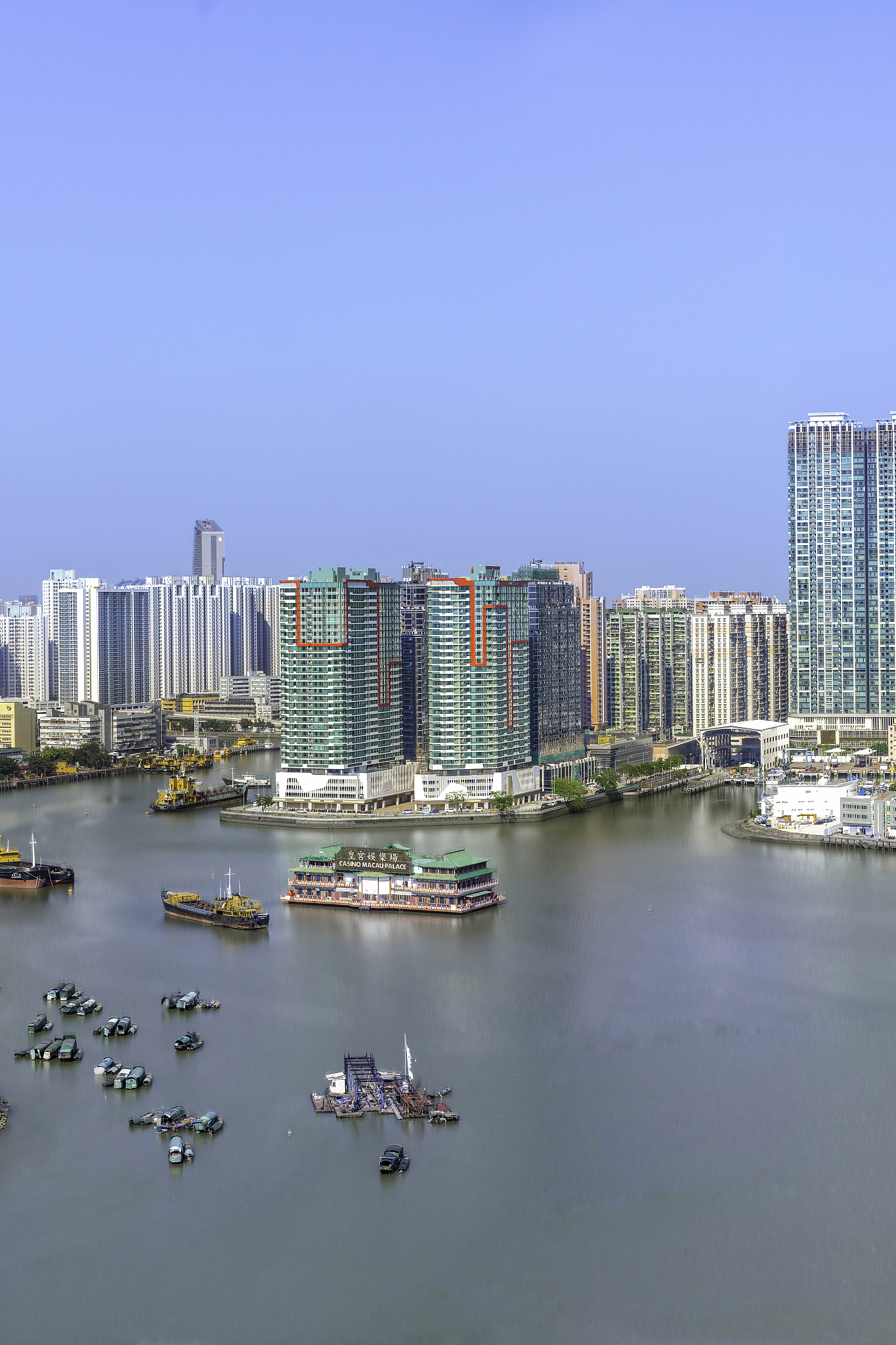 澳门城市风景全景图